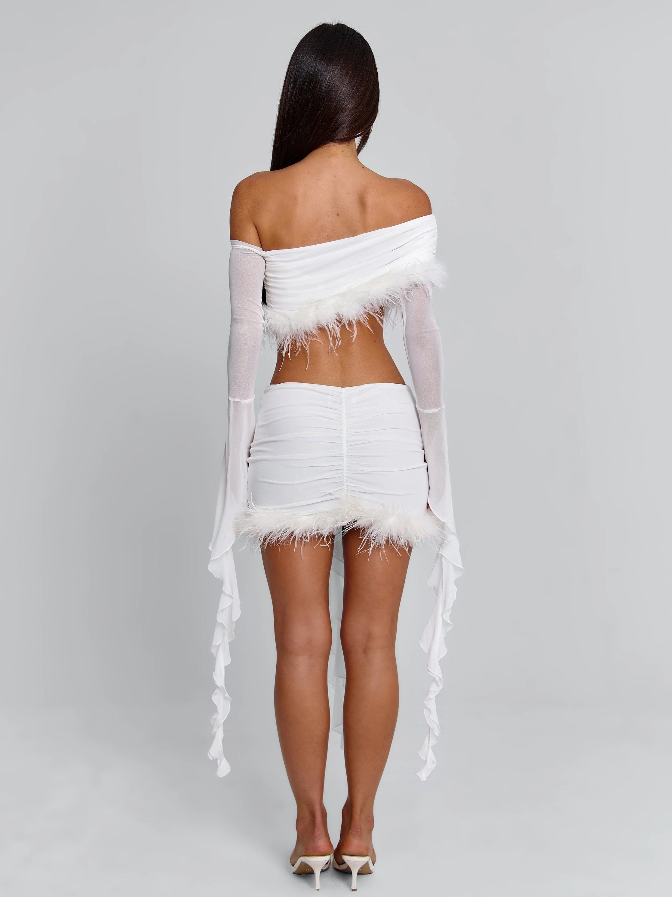 Gilda Mini Skirt White