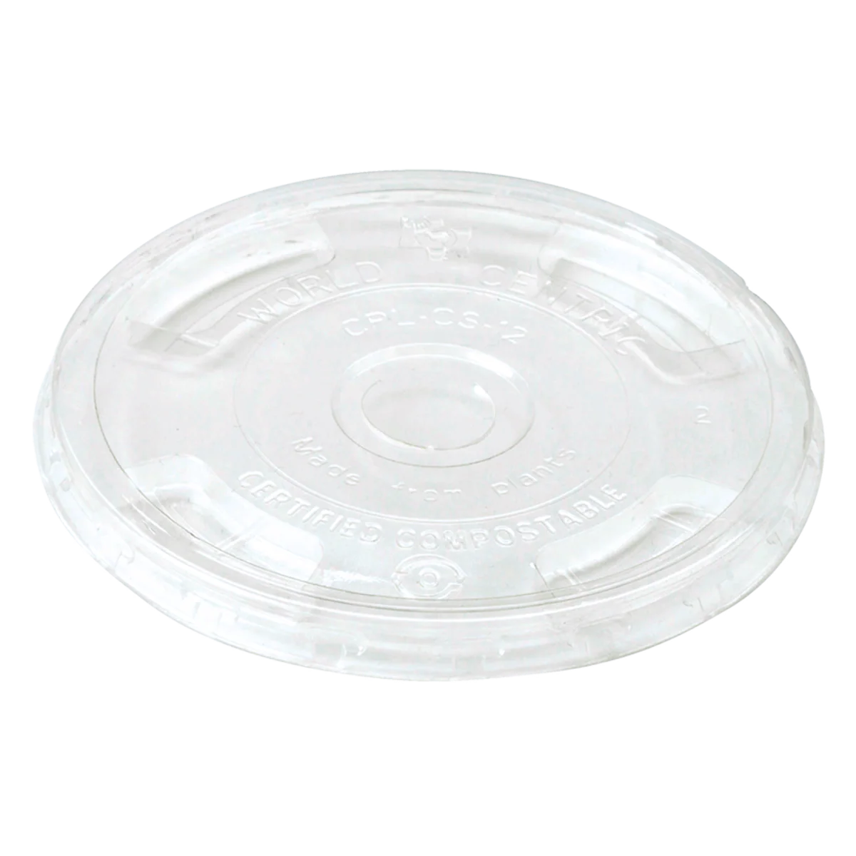 World Centric's LID PLA - Fits 9Q to 24 oz, Straw Hole	CPL-CS-12