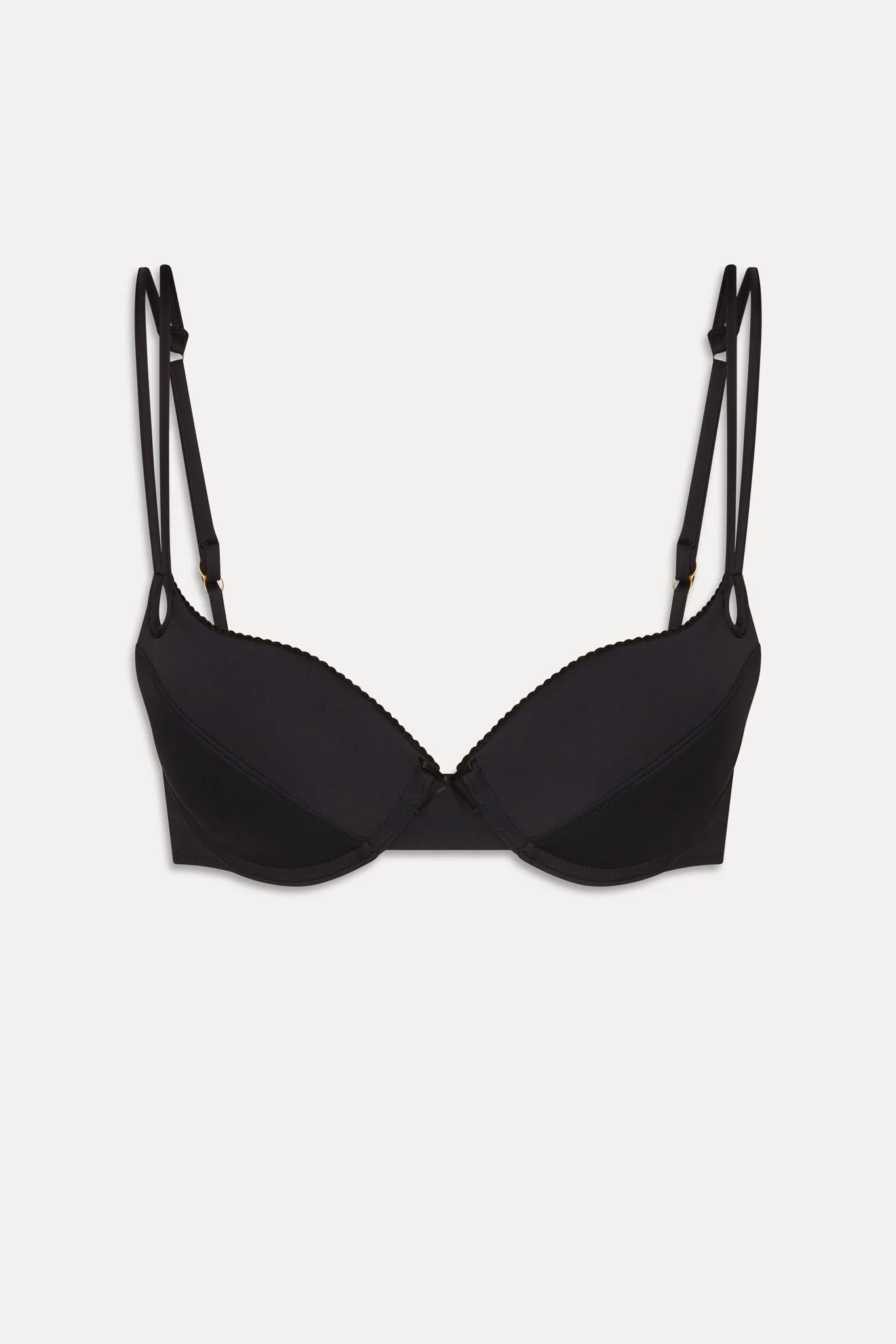 Cherish Push Up Bikini Top - Black