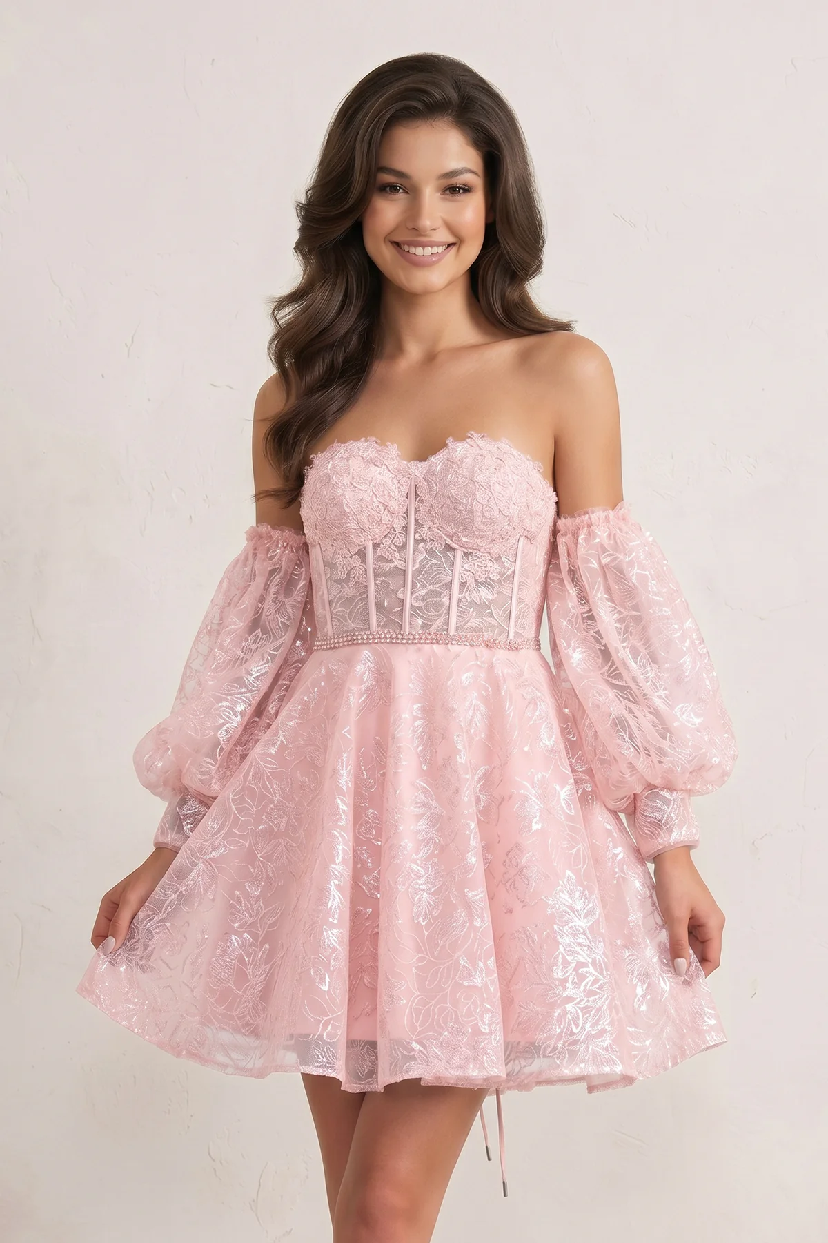 A-Line Sweetheart Homecoming Dress