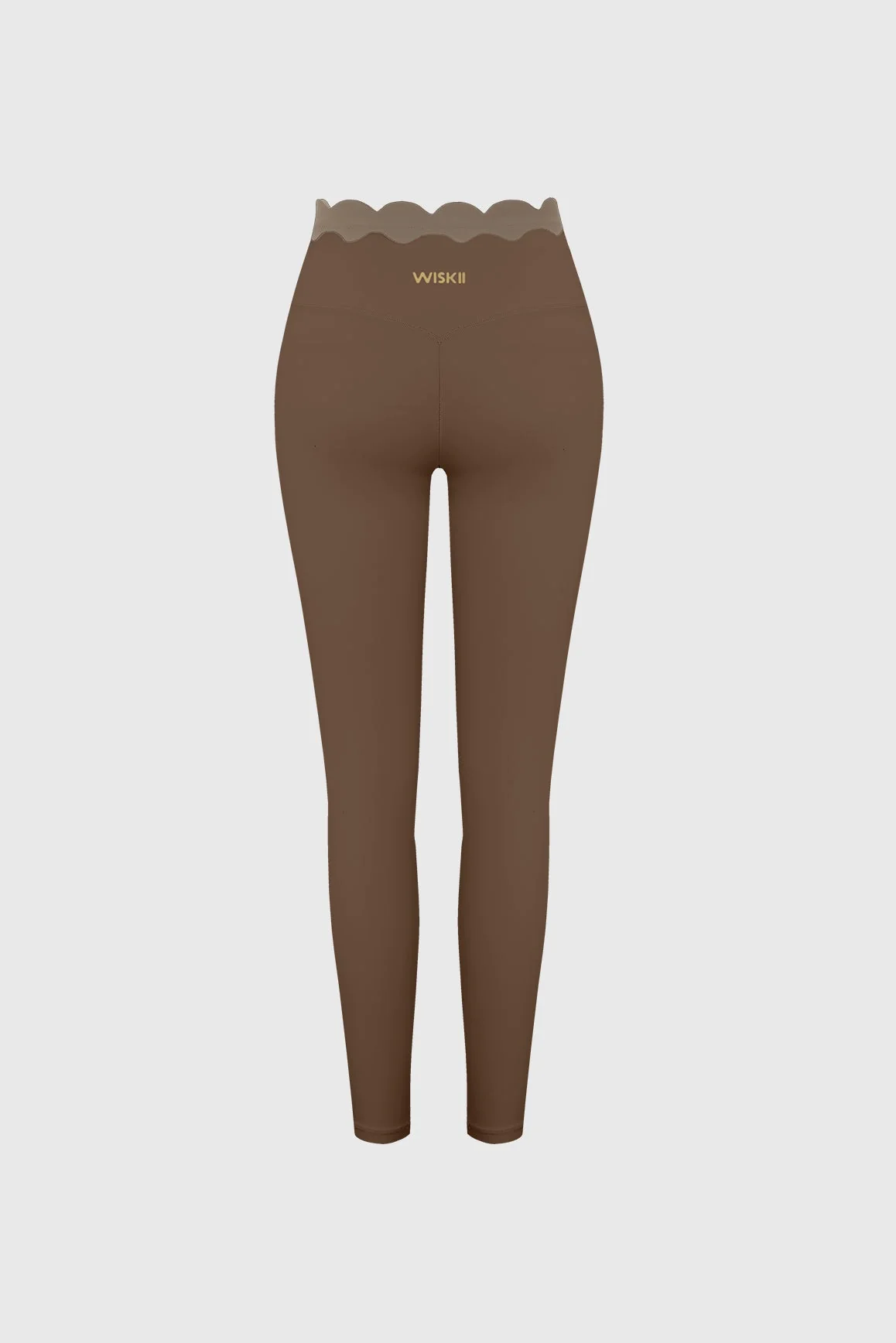 Scallop Contrast Scrunch Legging