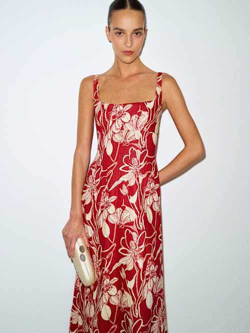Sabine Linen Dress