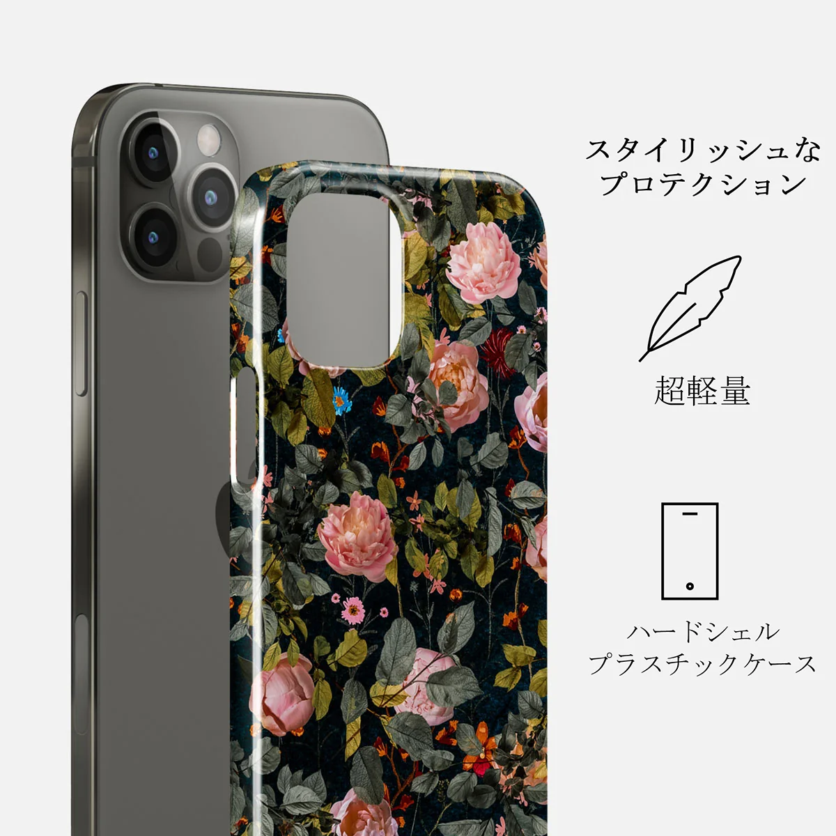 Bloomy Garden - Vintage iPhone 12 Pro ケース