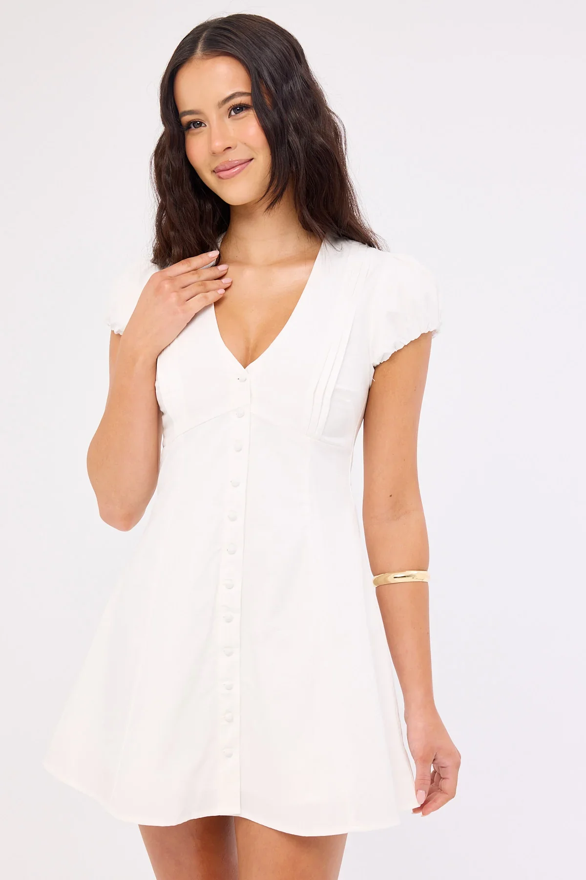 Perfect Stranger Arielle Mini Dress White