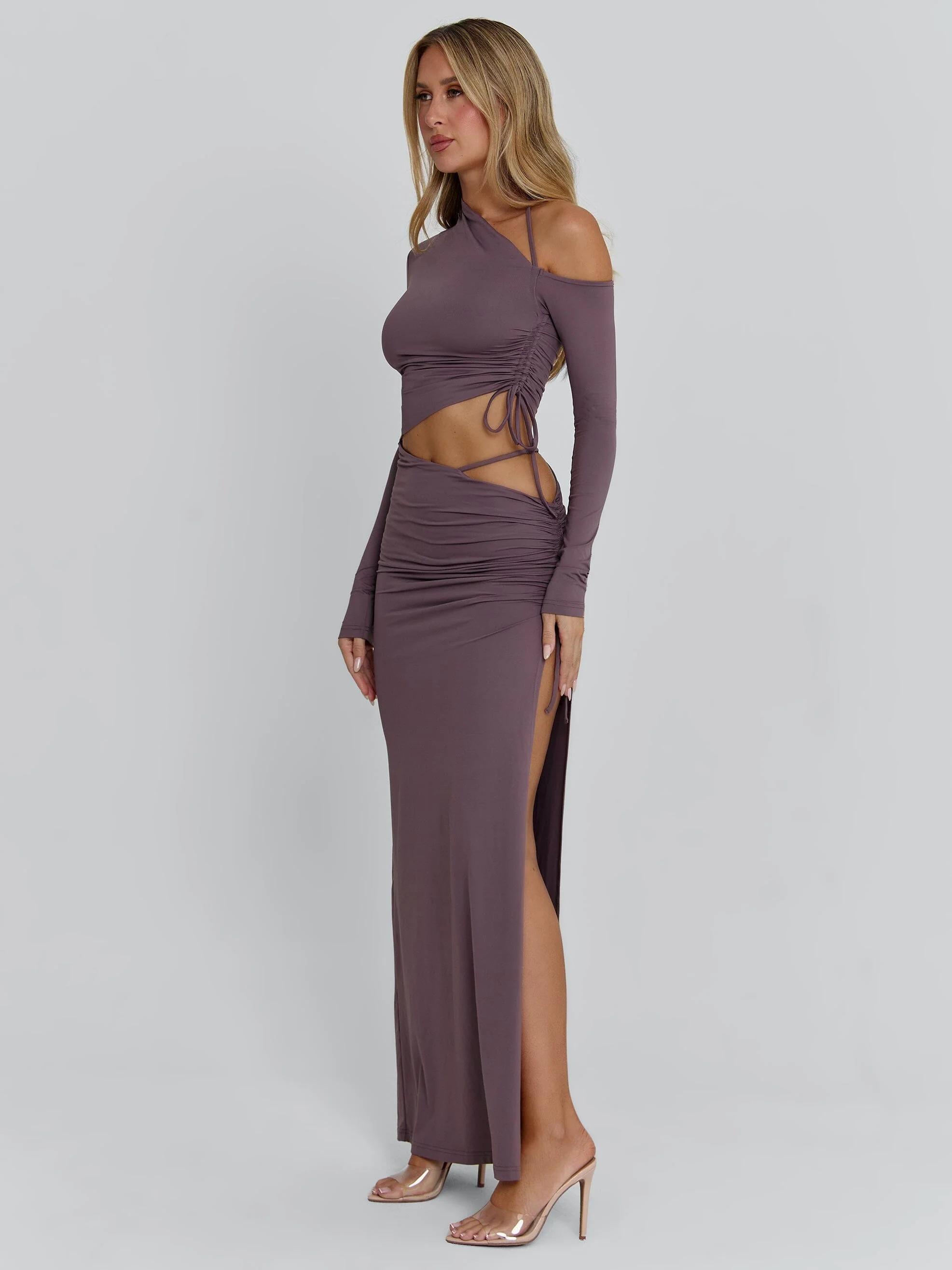 SERAYA MAXI DRESS MAUVE