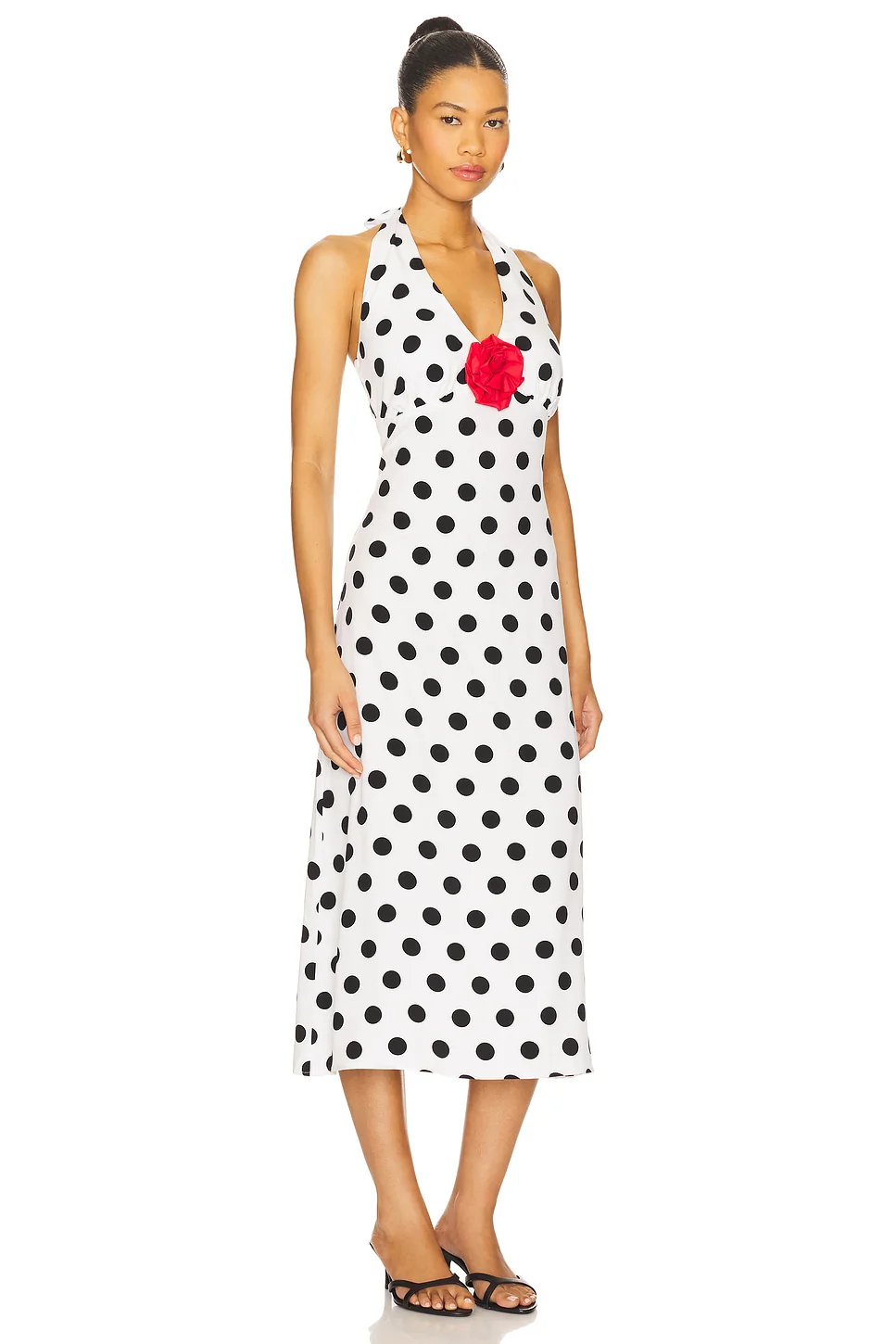 Jardin Halter Neck Maxi Dress