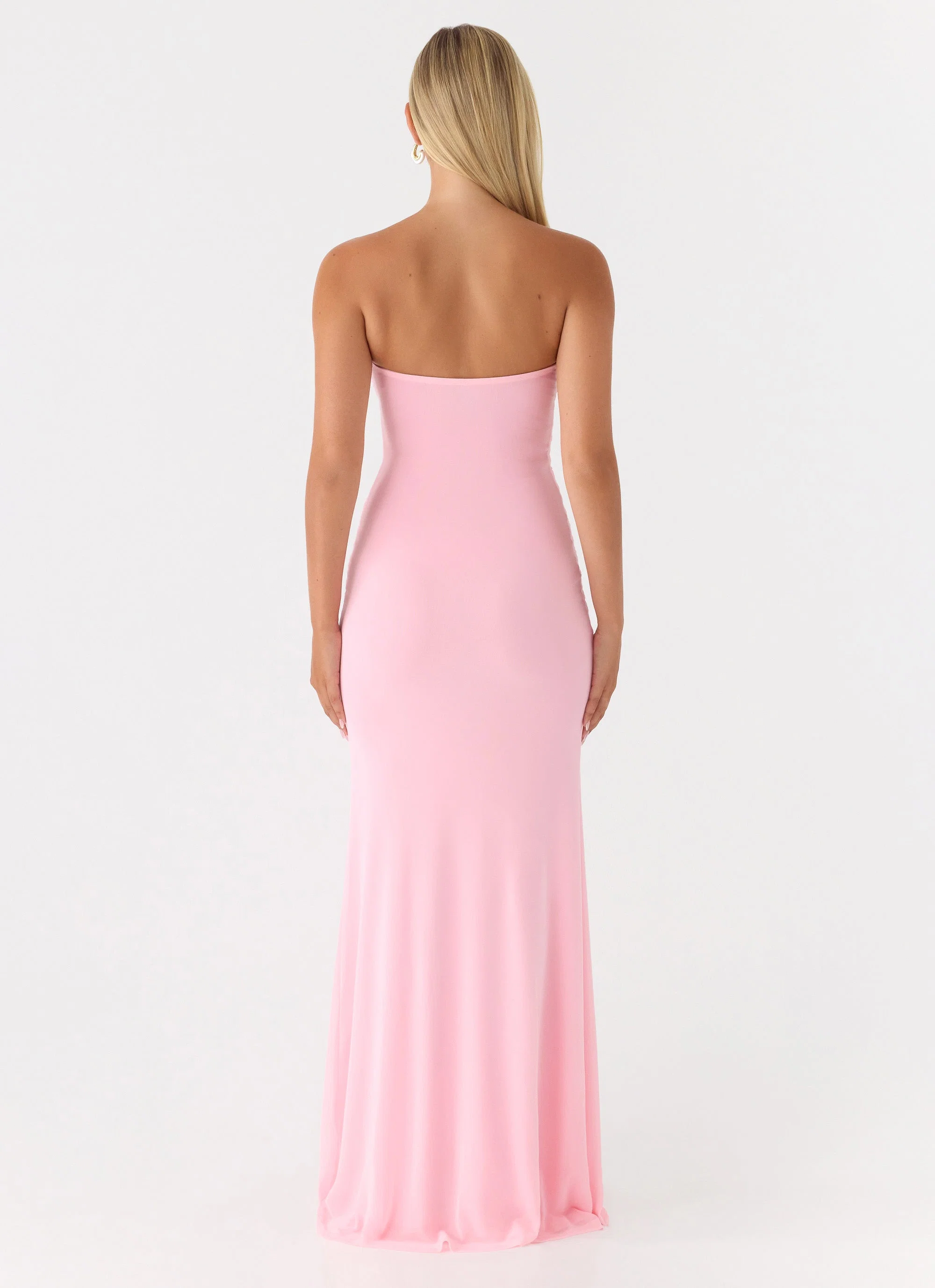 Iroha Strapless Maxi Dress - Pink