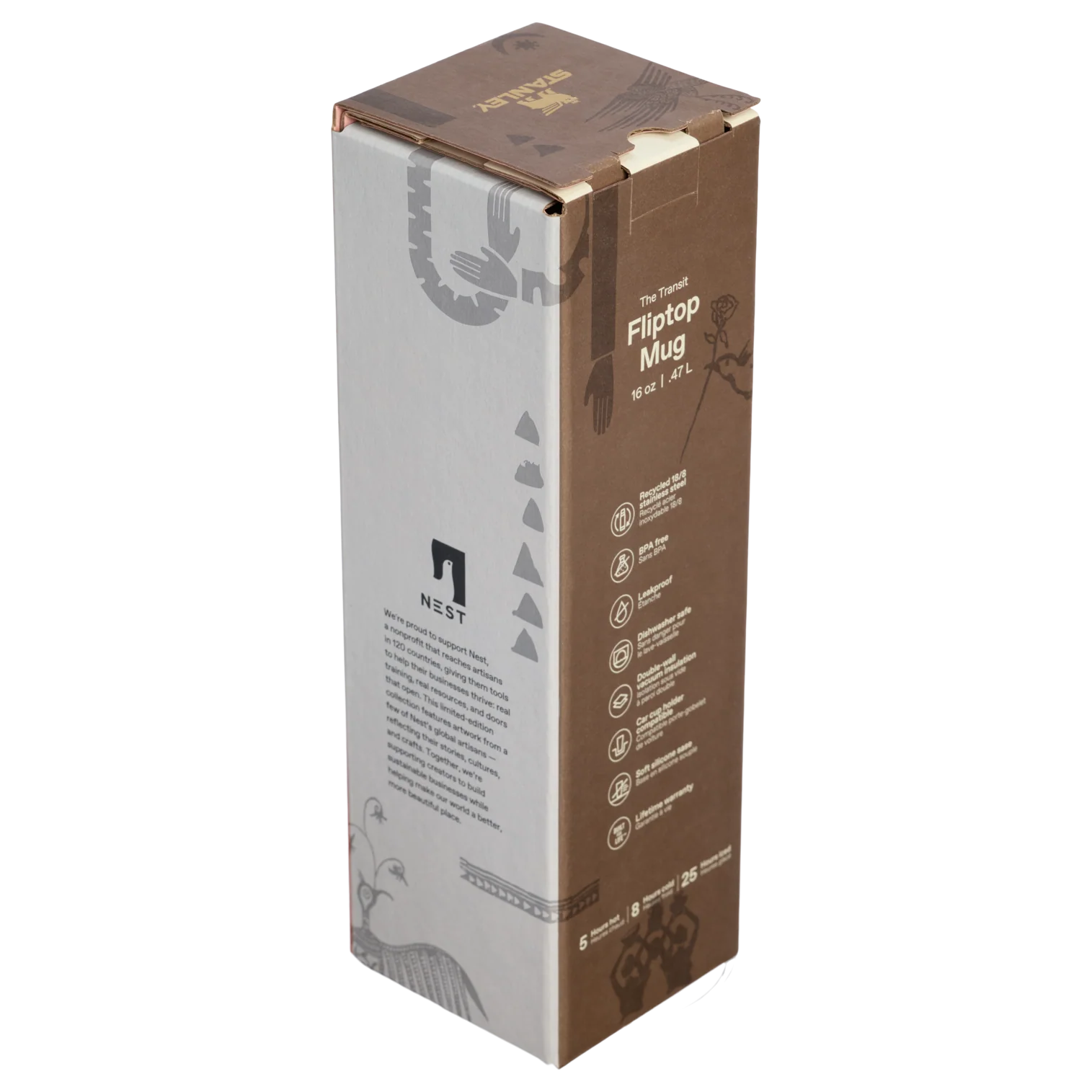 The Stanley 1913 x Nest AeroLight™ Transit Flip Top Mug