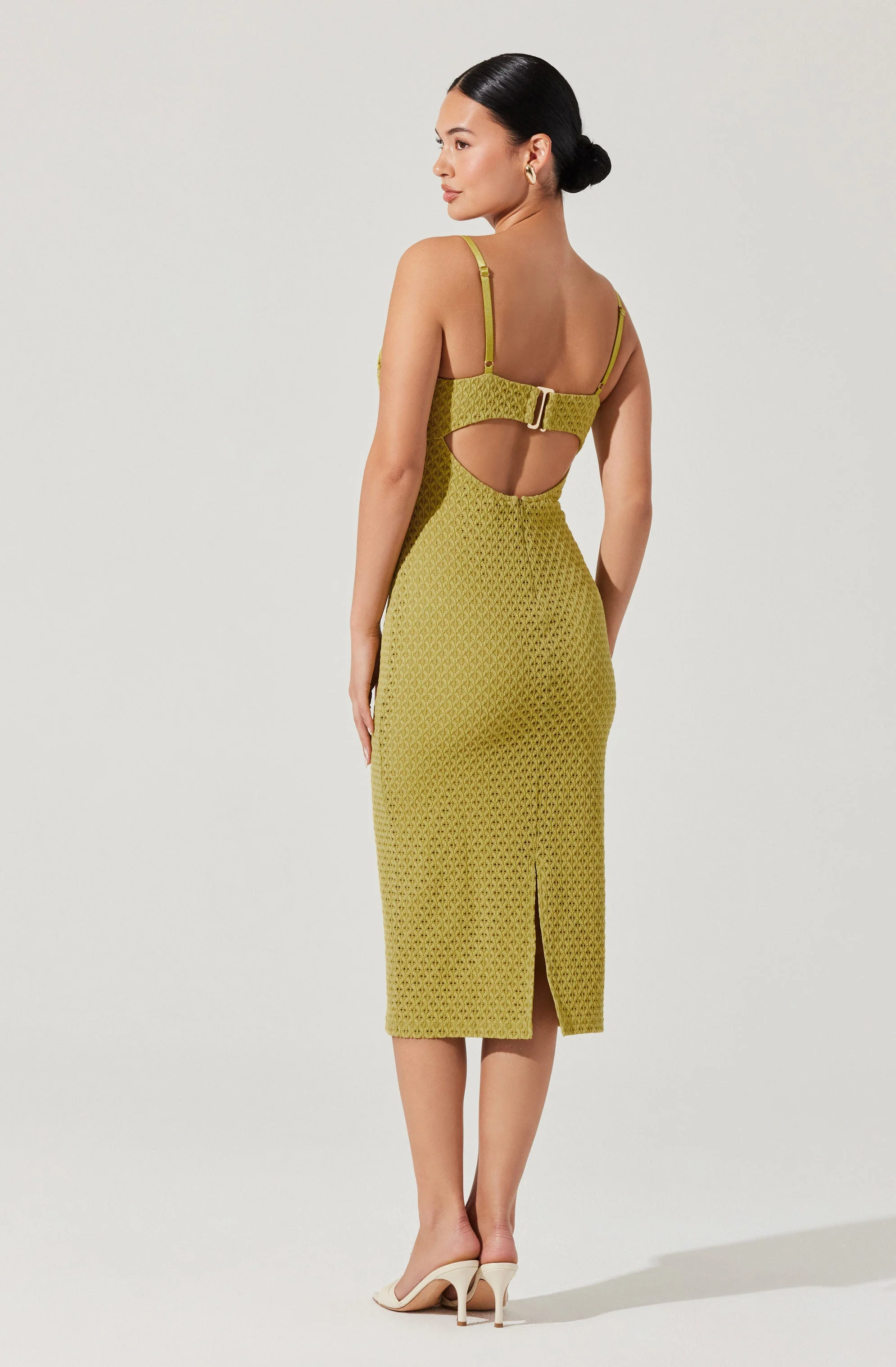 Jaida Bustier Bodycon Midi Dress - luluinthesky