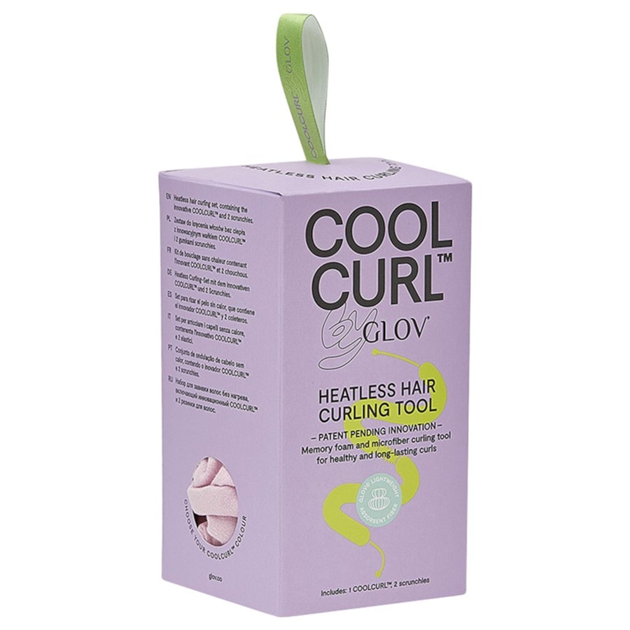 GLOV Zestaw lokówek bez podgrzewania Coolcurl Cool Curl Pink