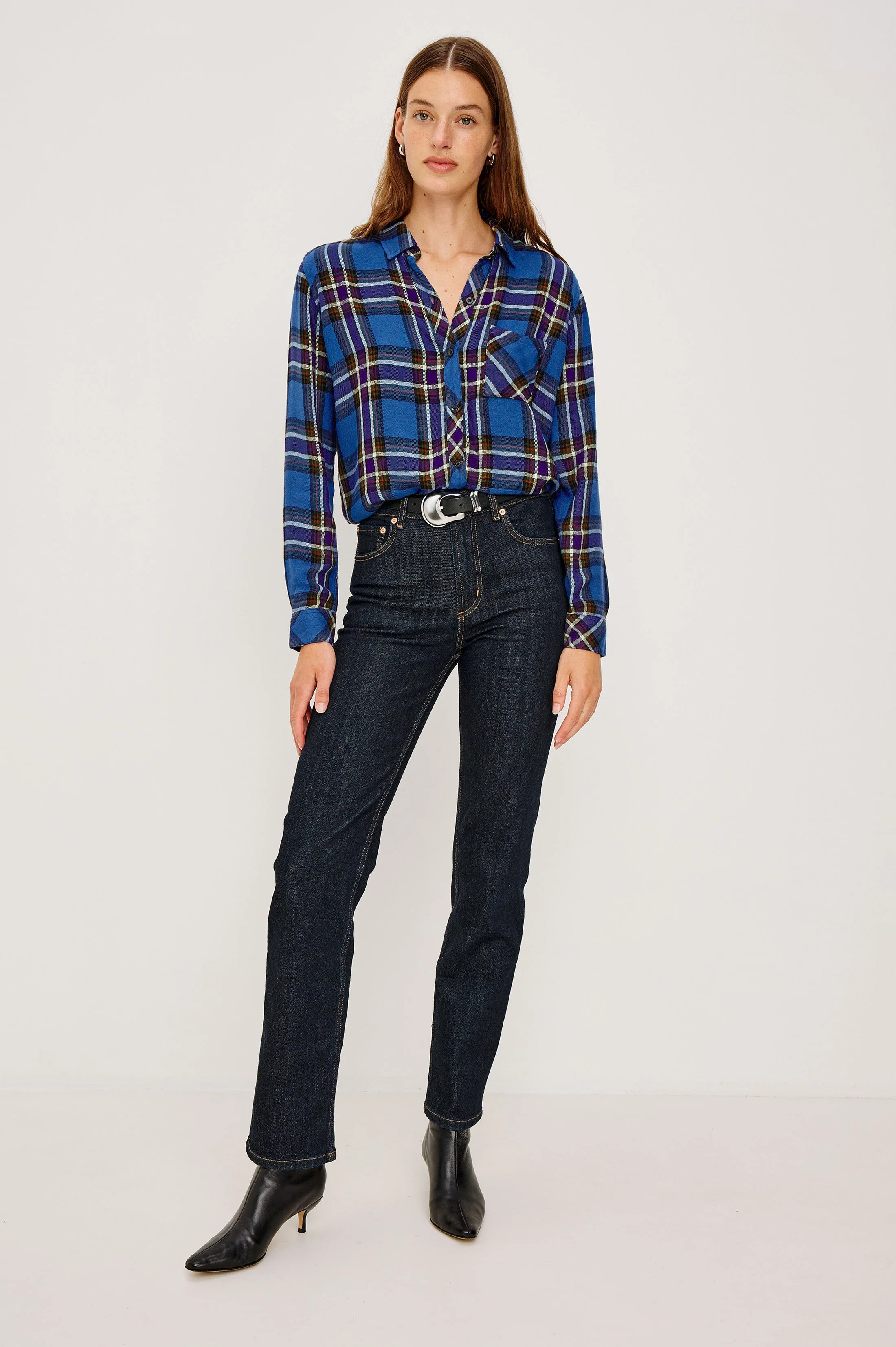 Hunter Shirt - Sapphire Indigo