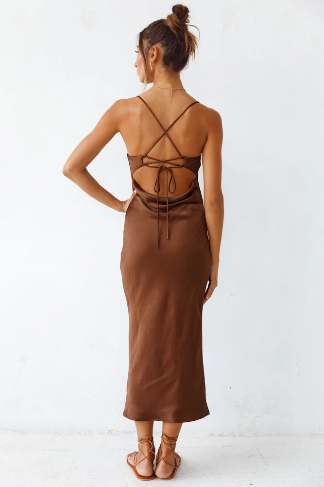 Sanctuary Maxi Dress Brown