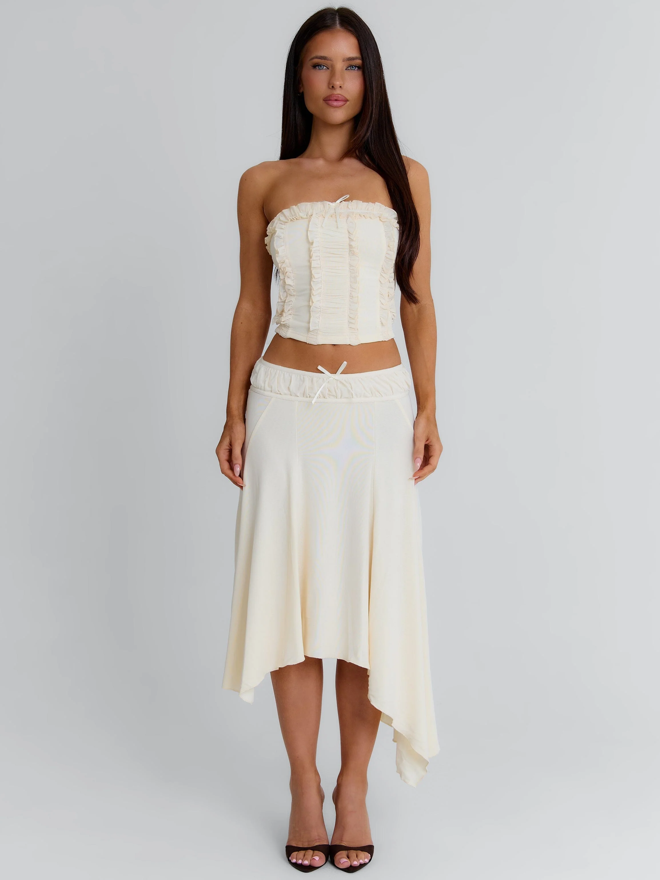 Val Crop Top Cream