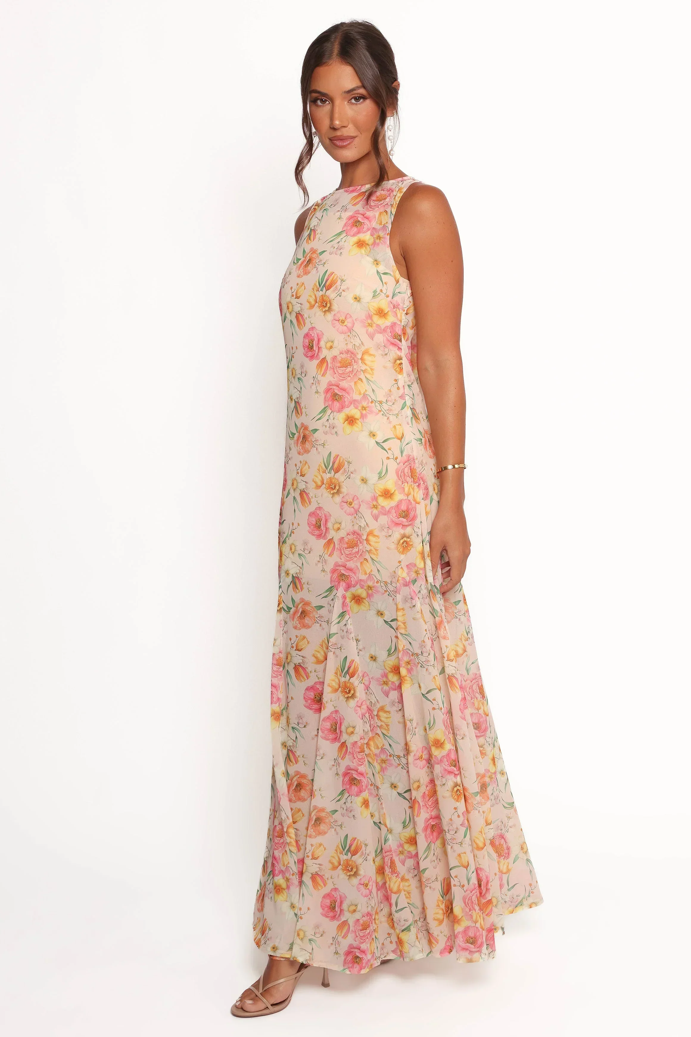 Keani Maxi Dress - Peony - luluinthesky