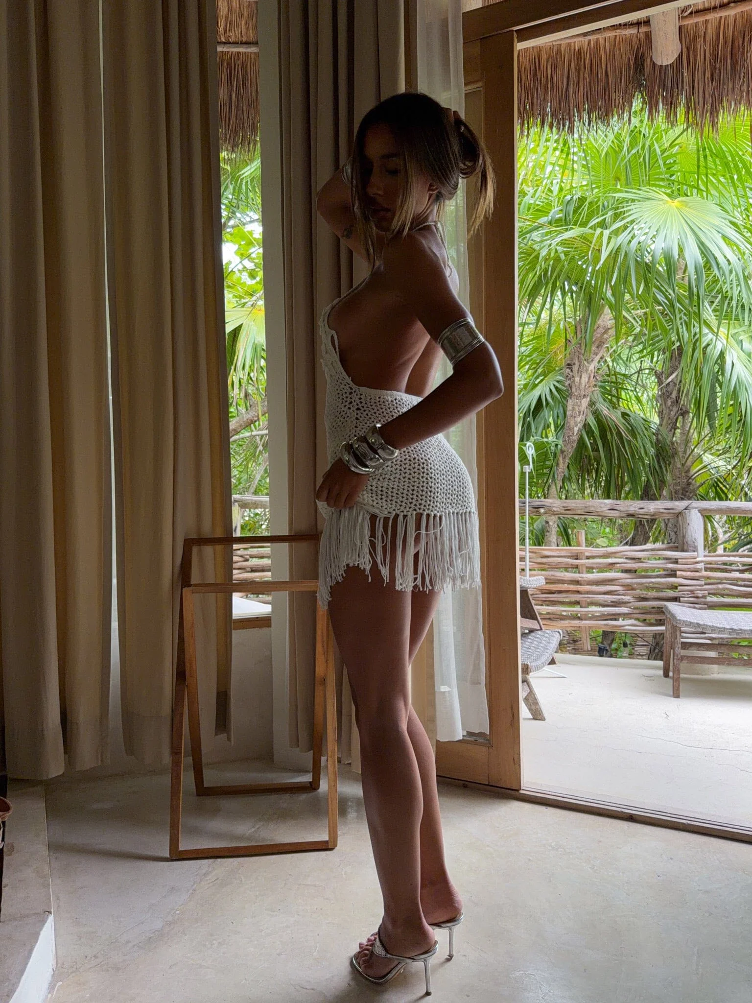 SUVI MINI DRESS WHITE