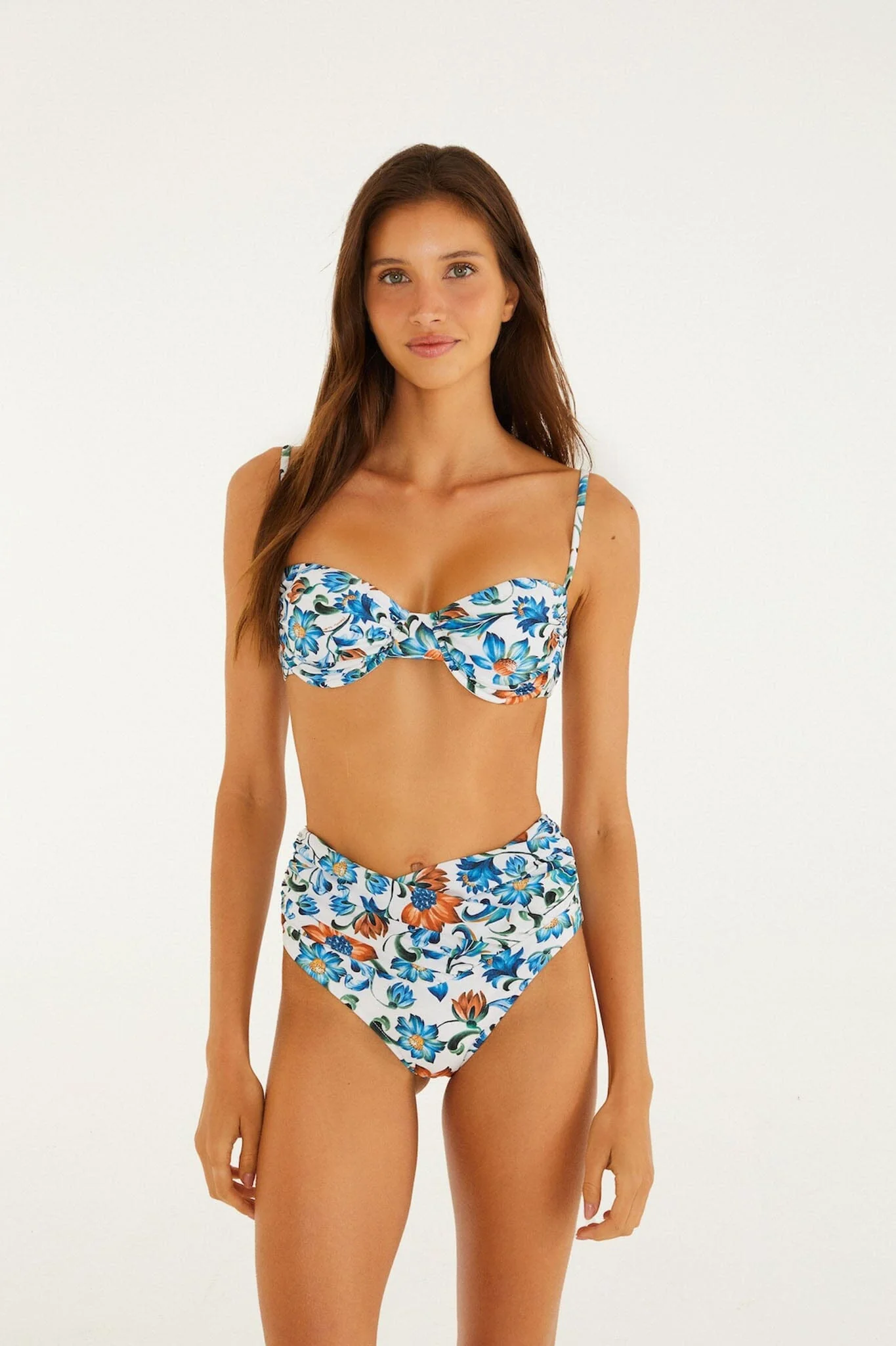 Off-White Flora Tile Hot Pants Bikini Bottom