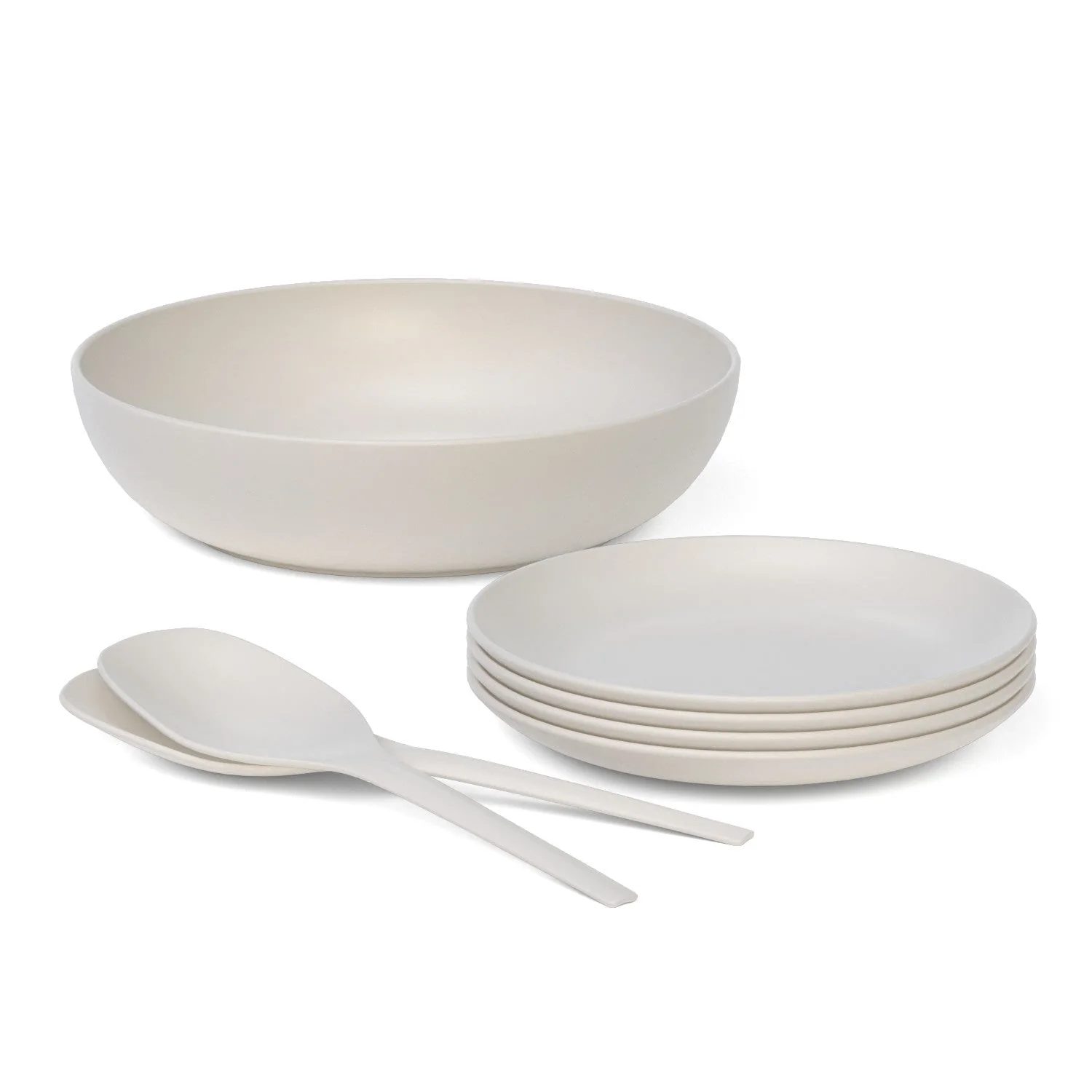Vogeelle The Round Salad Set - Off White