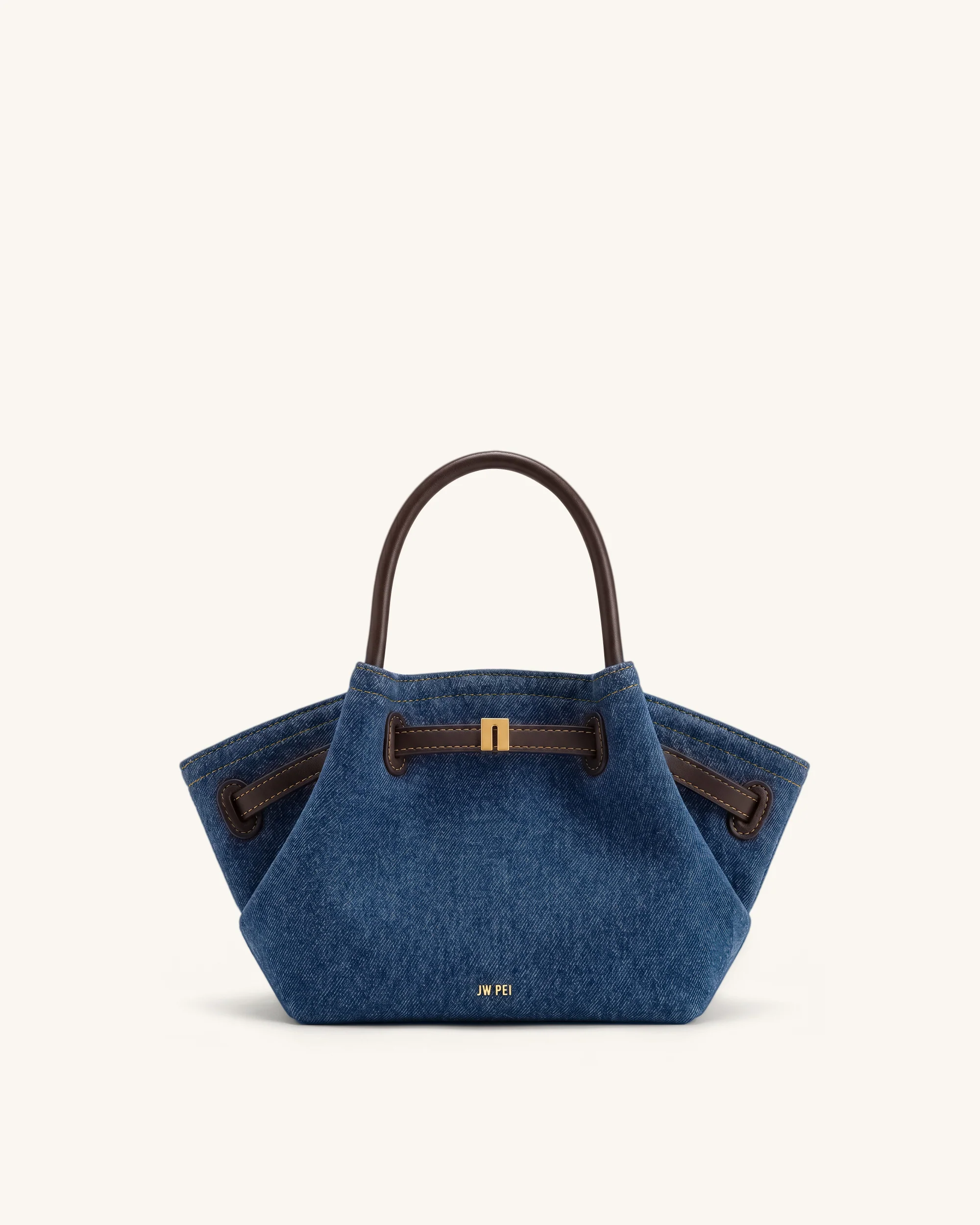 Hana Mini Tote Bag - Blue Denim