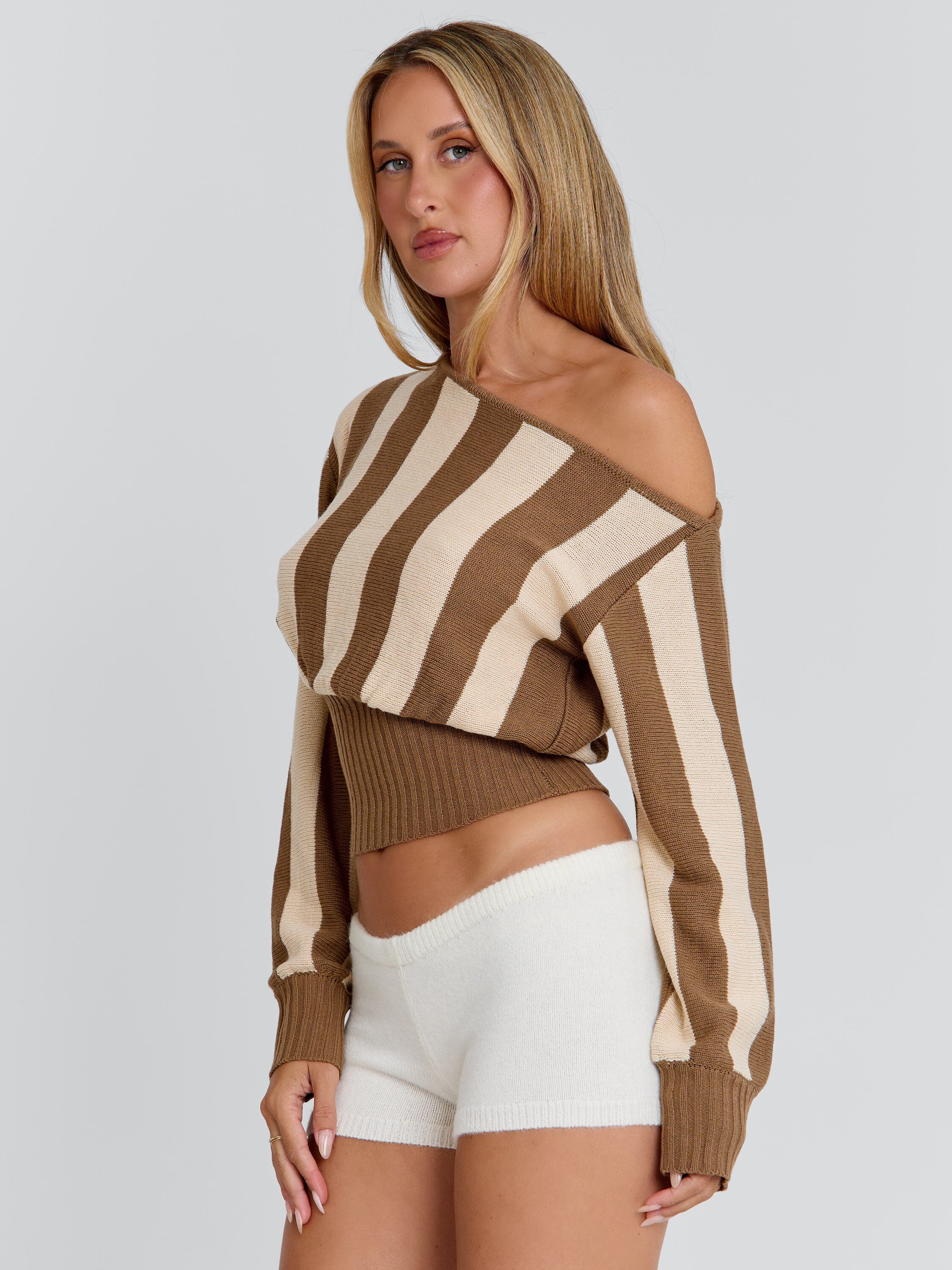 Sundaze-Top-Brown-Beige-Stripe