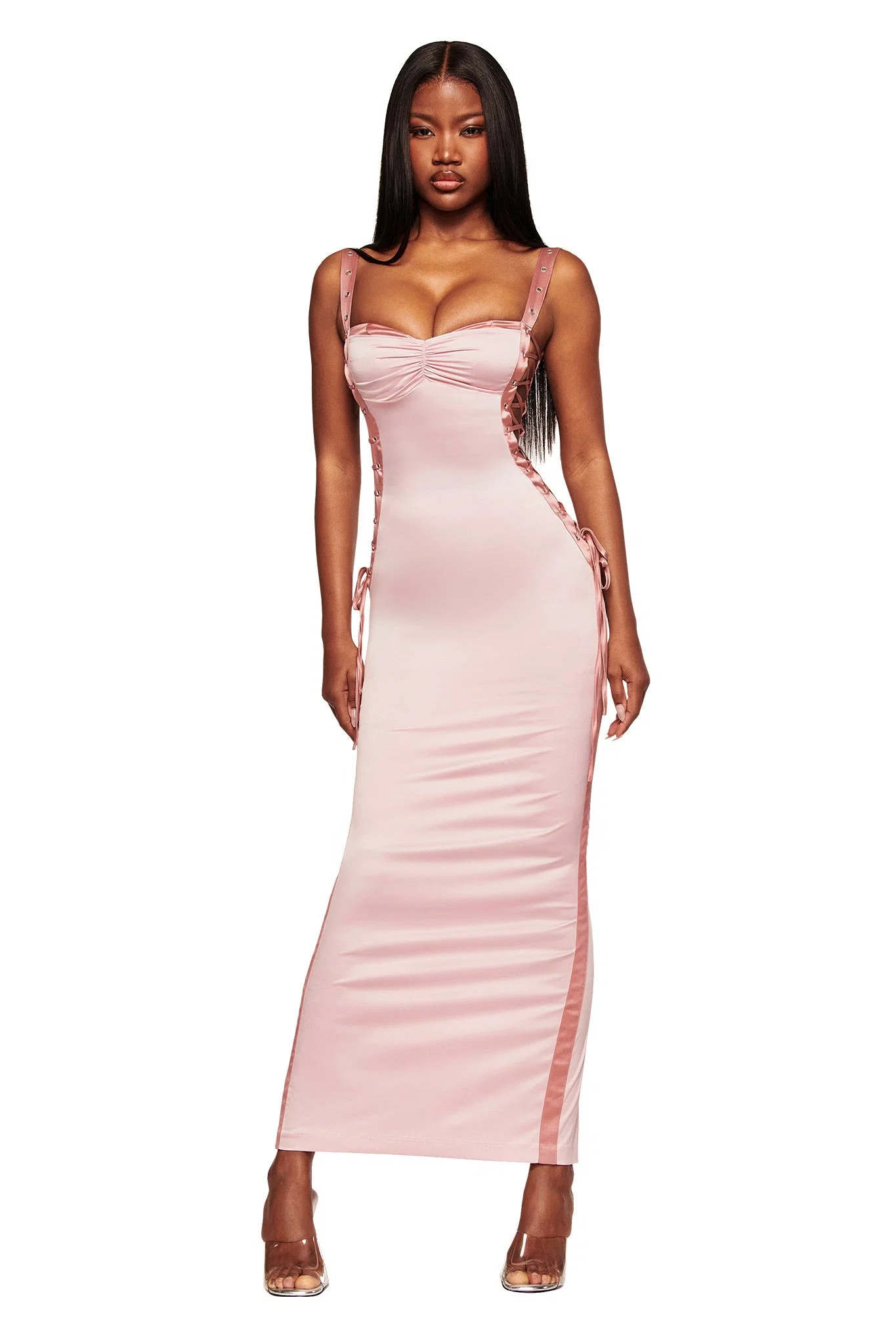 Ashlee Maxi Dress - Pink