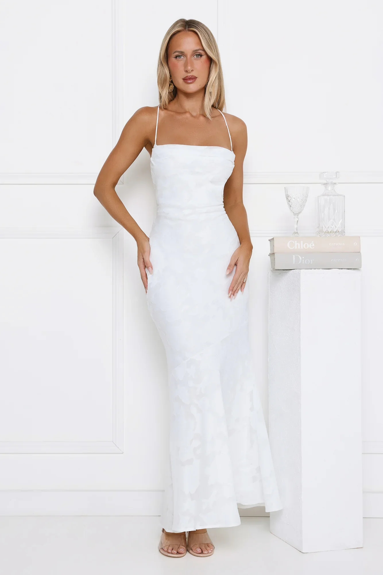 Bridge To Wonderland Maxi Dress White