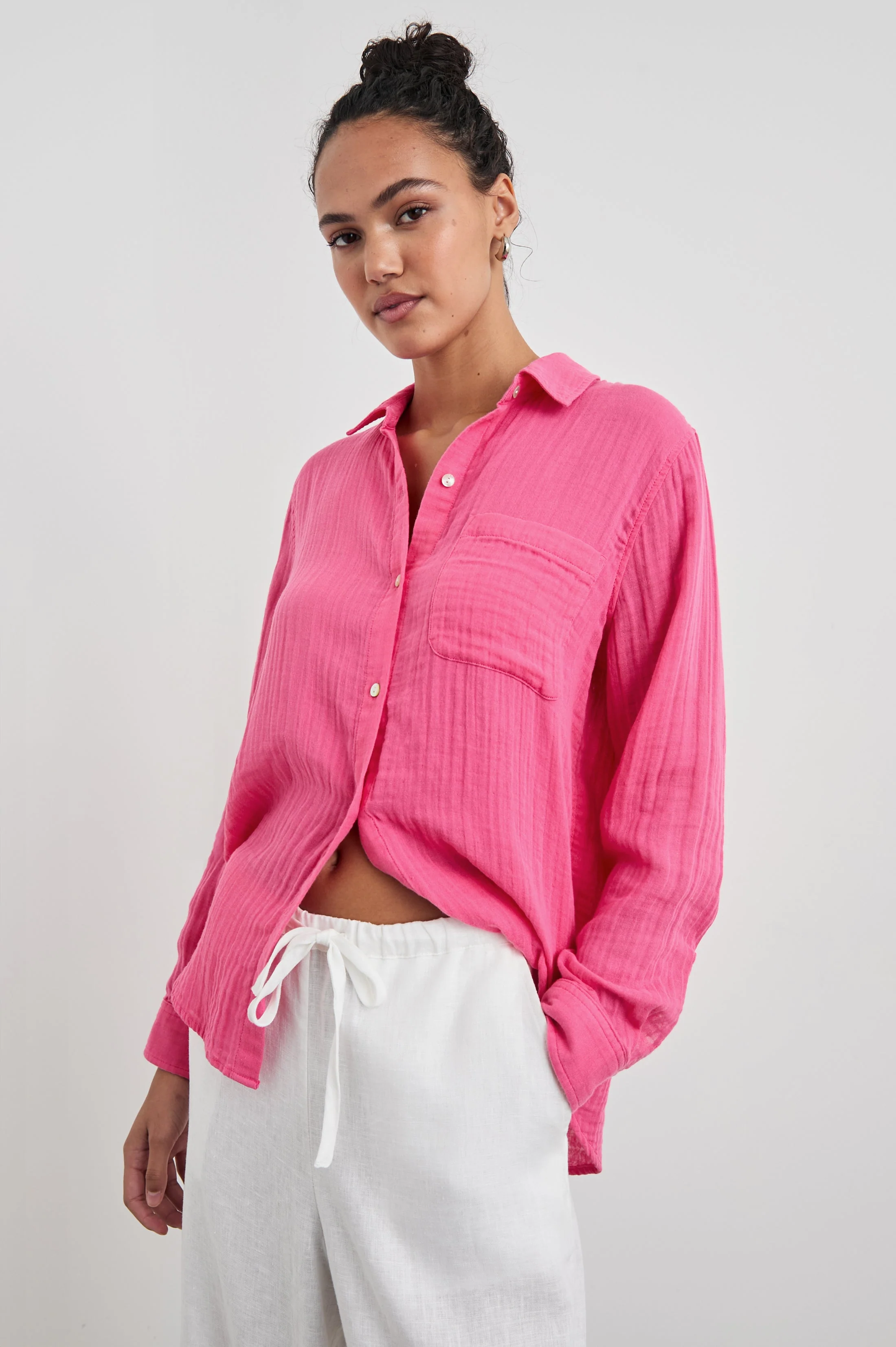 Ellis Shirt - Hibiscus