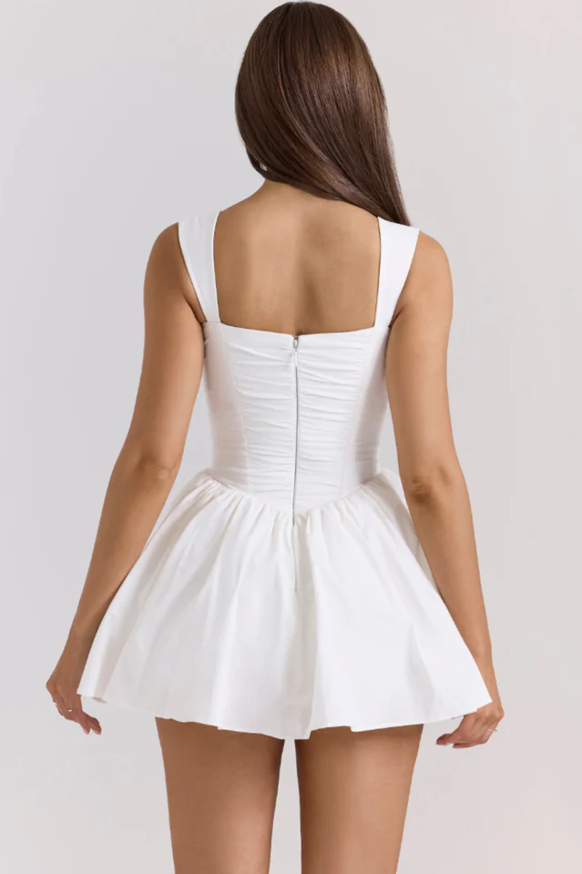 Ophelia Ribbon Print Dress
