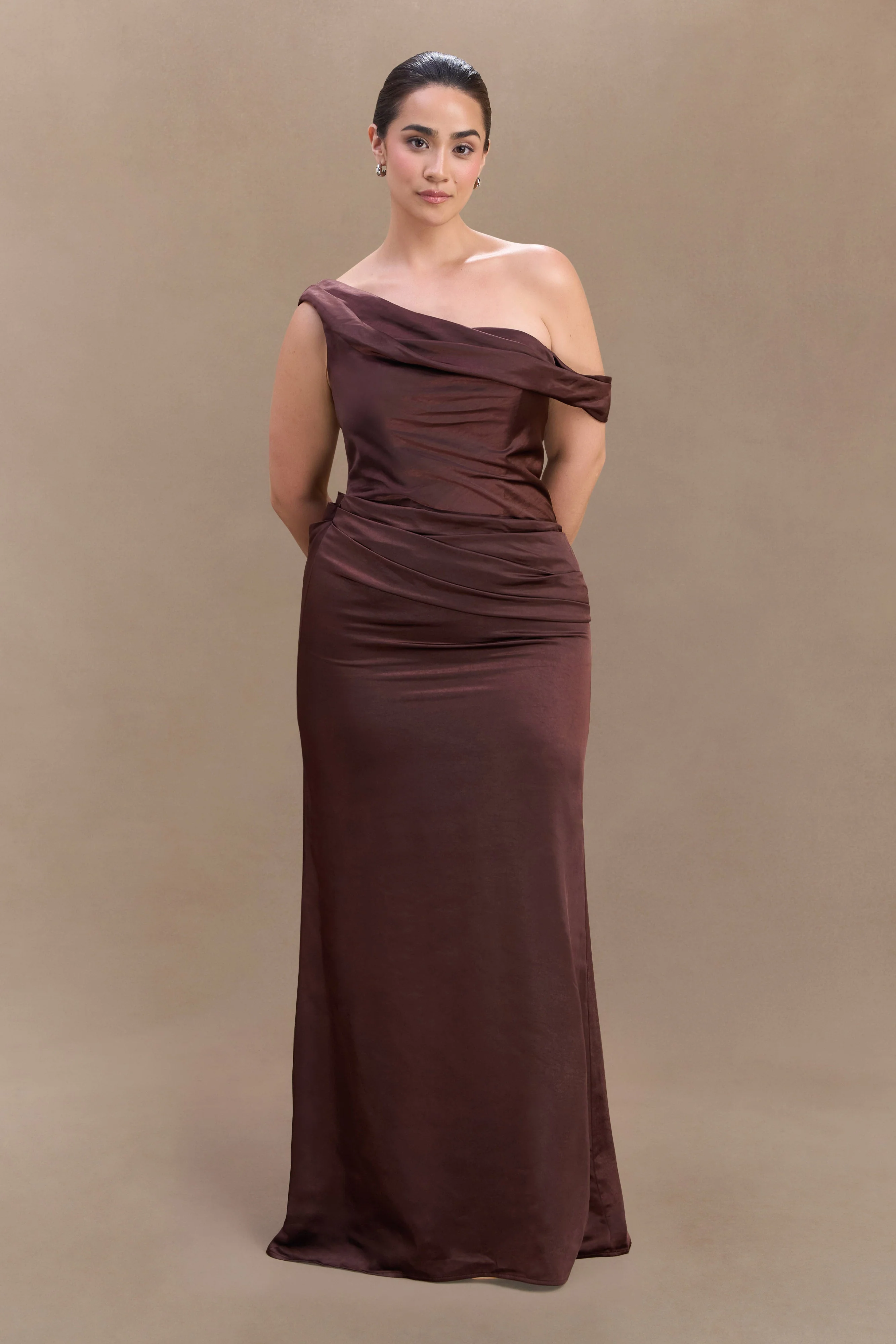 Dalia-Off-Shoulder-Satin-Maxi-Dress-Dark-Chocolate