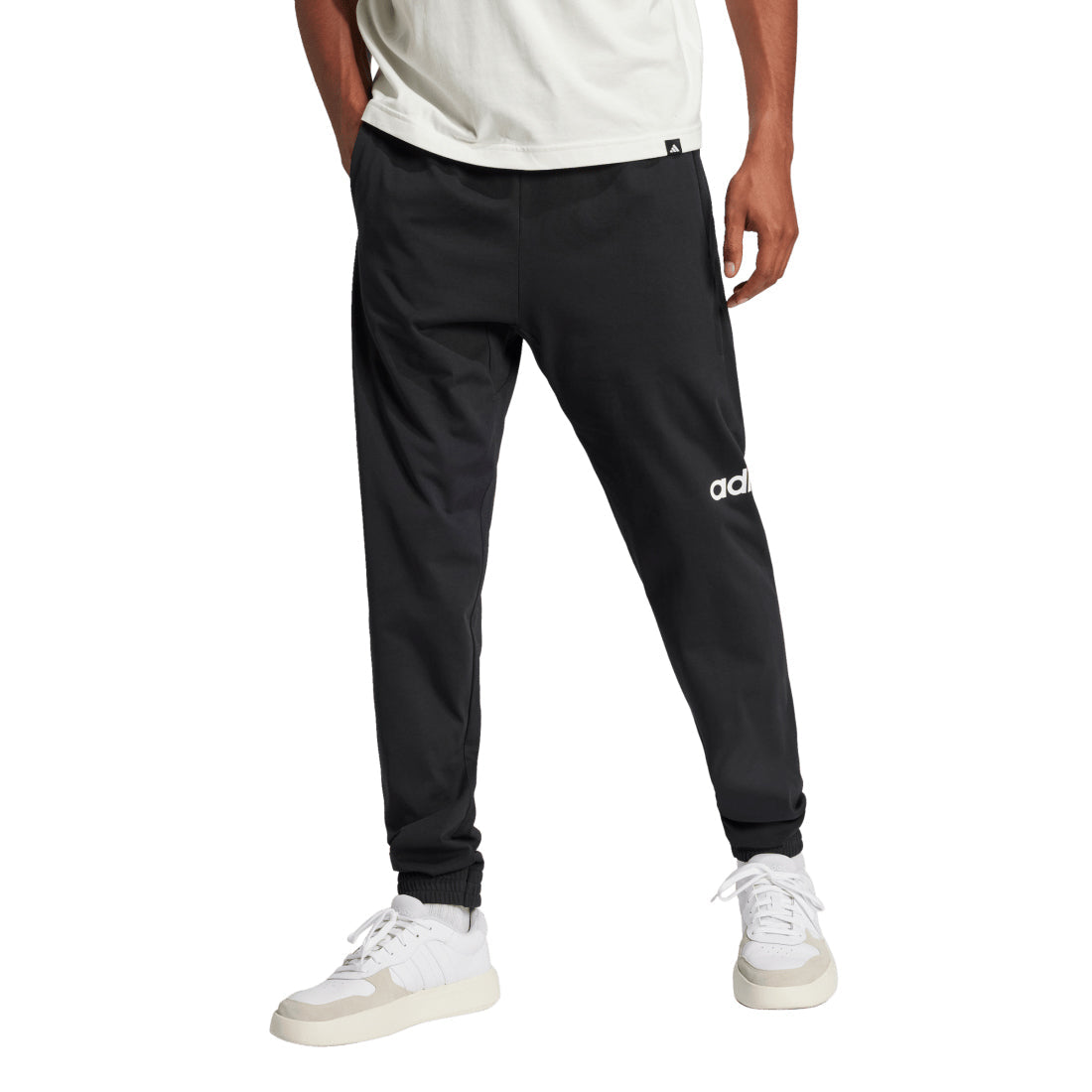 Adidas Essentials Linear Single Jersey Joggers