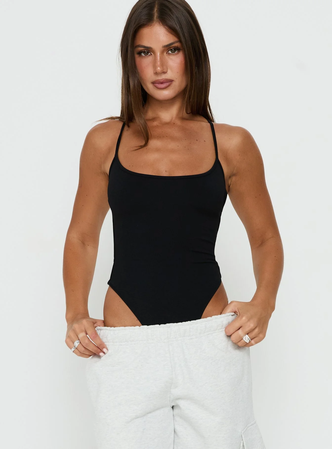 All Tied Up Bodysuit Black