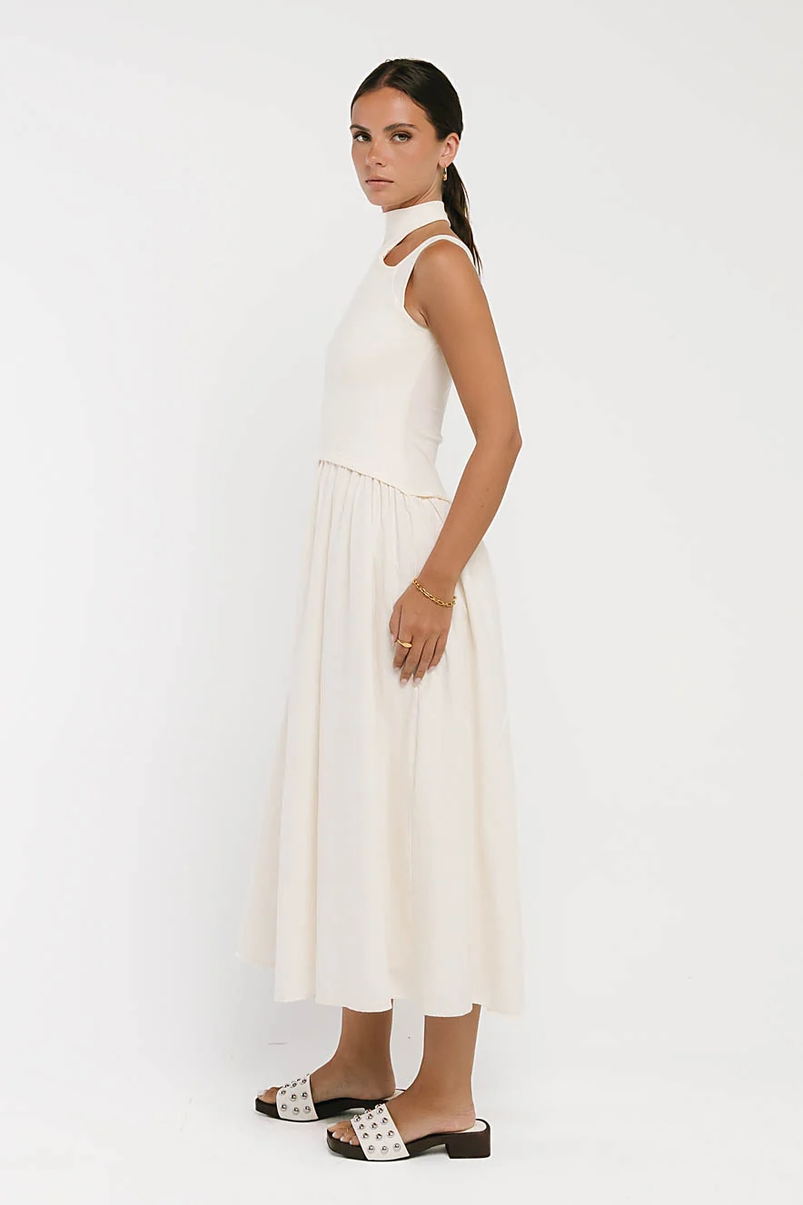Ciel Maxi Dress in Ivory