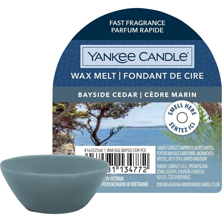 Yankee Candle Wosk zapachowy Bayside Cedar Niebieski