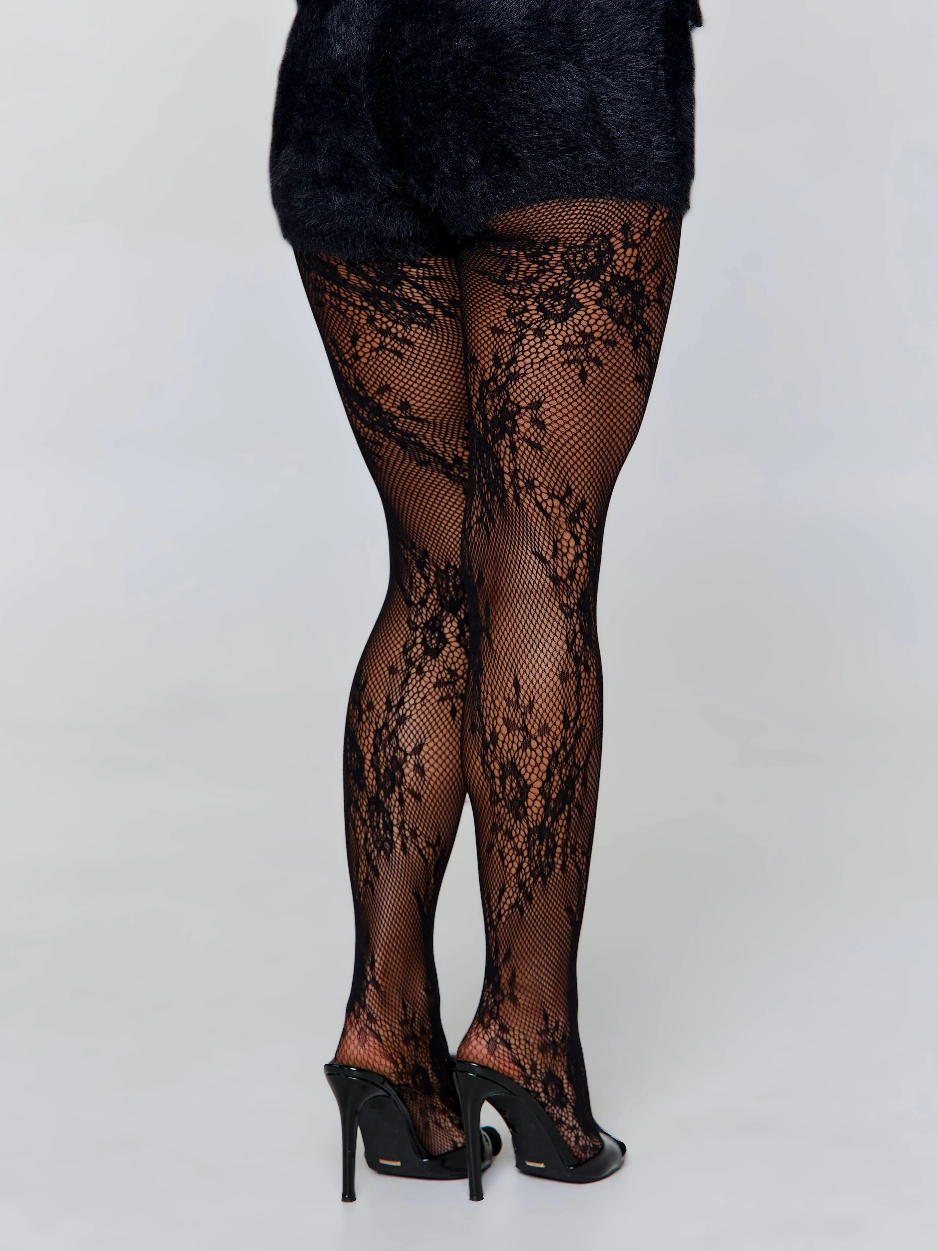 Lace Stockings Black