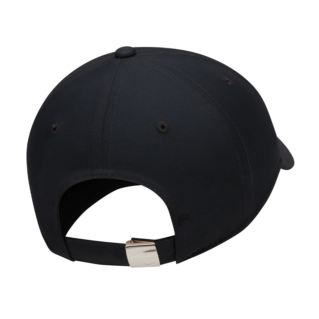 NIKE Dri-Fit Club Unstructured Metal Swoosh Cap Black FB5372-010