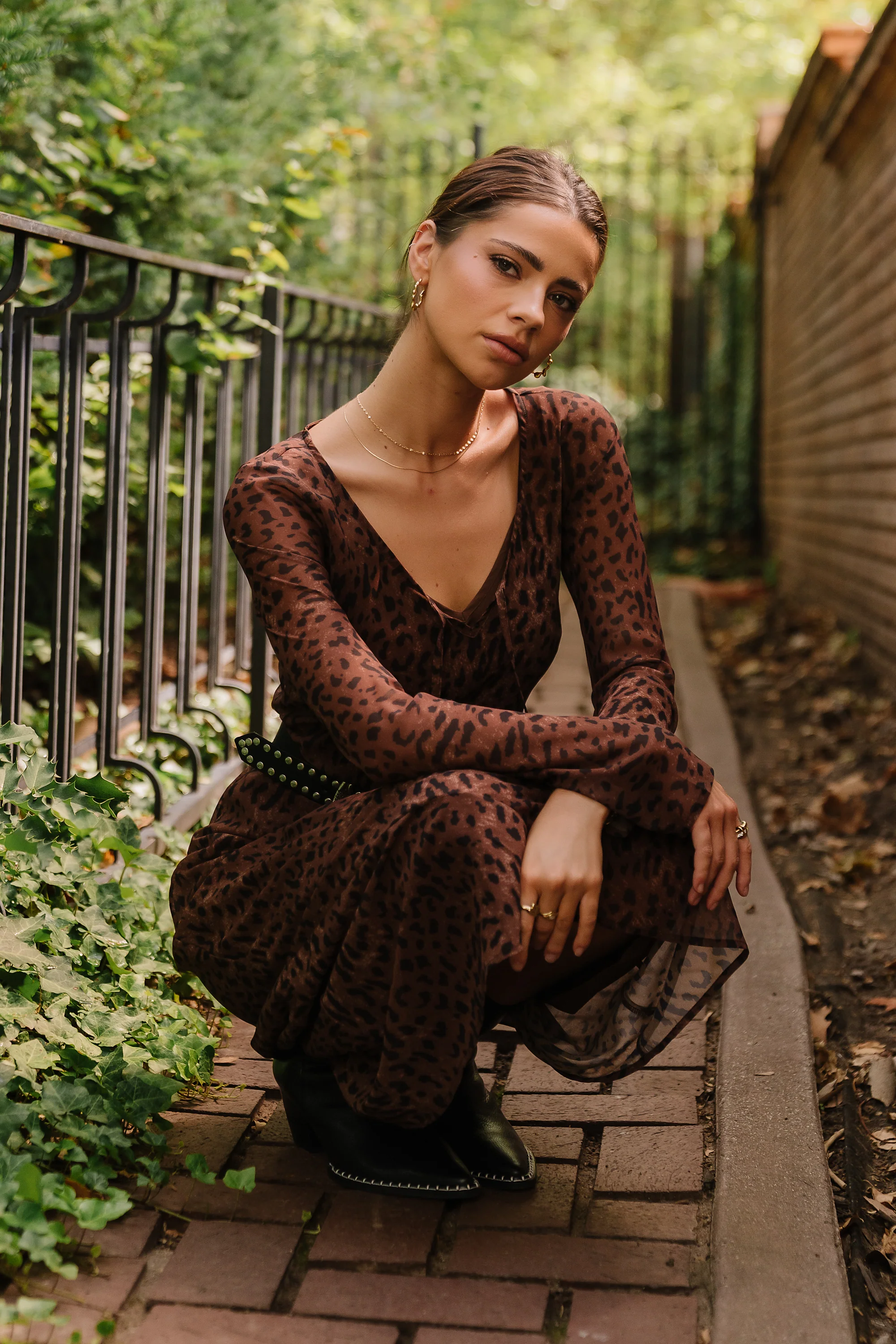 Maeve Maxi Dress in Brown