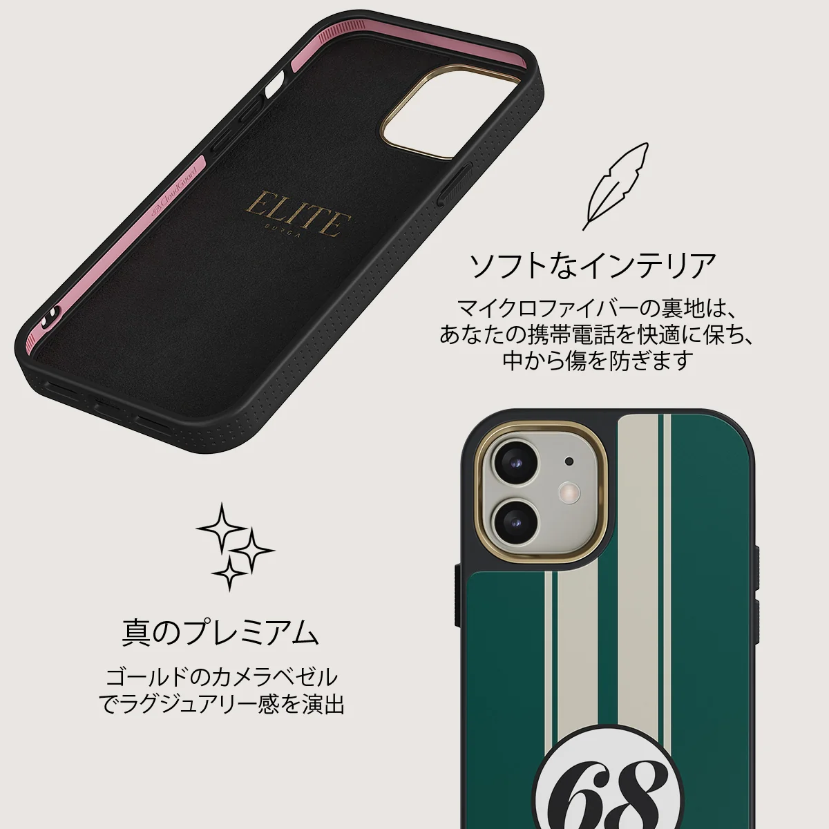 Classic Racing - iPhone 12 ケース