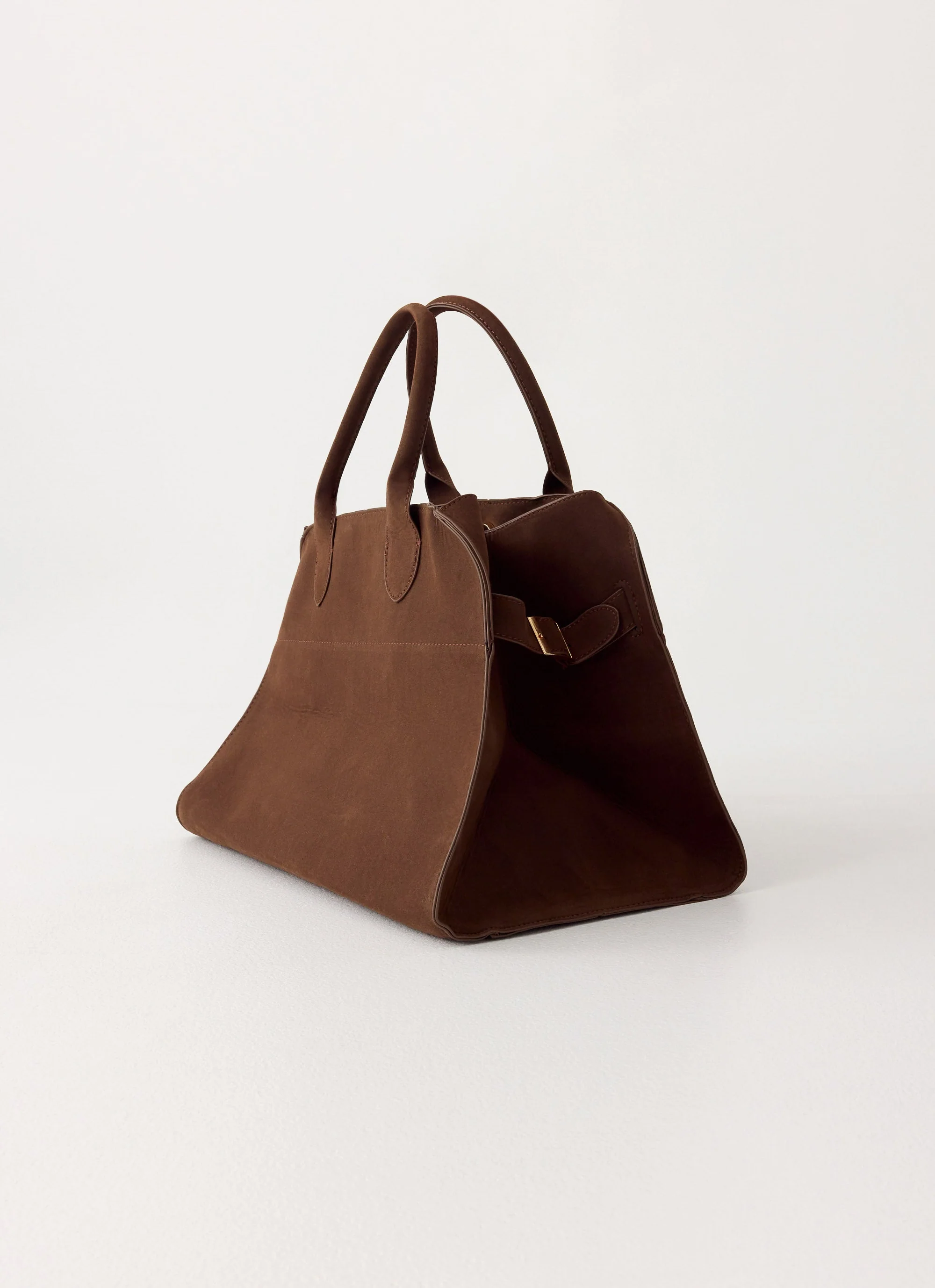 Twilight Drift Faux Suede Bag - Espresso - luluinthesky