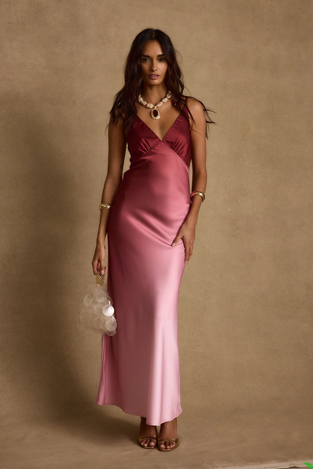 Mirabella Mulberry Ombre Maxi Dress