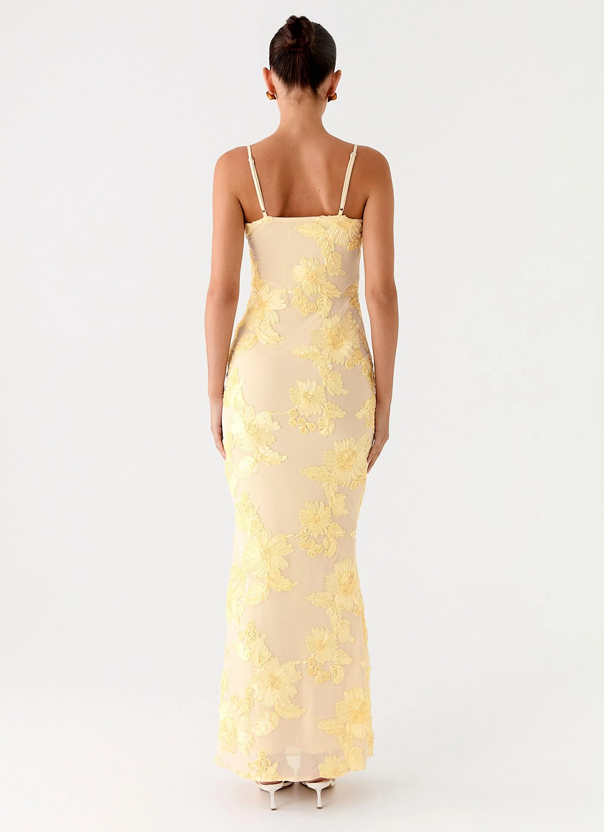 That Girl Maxi Dress - Lemon - luluinthesky