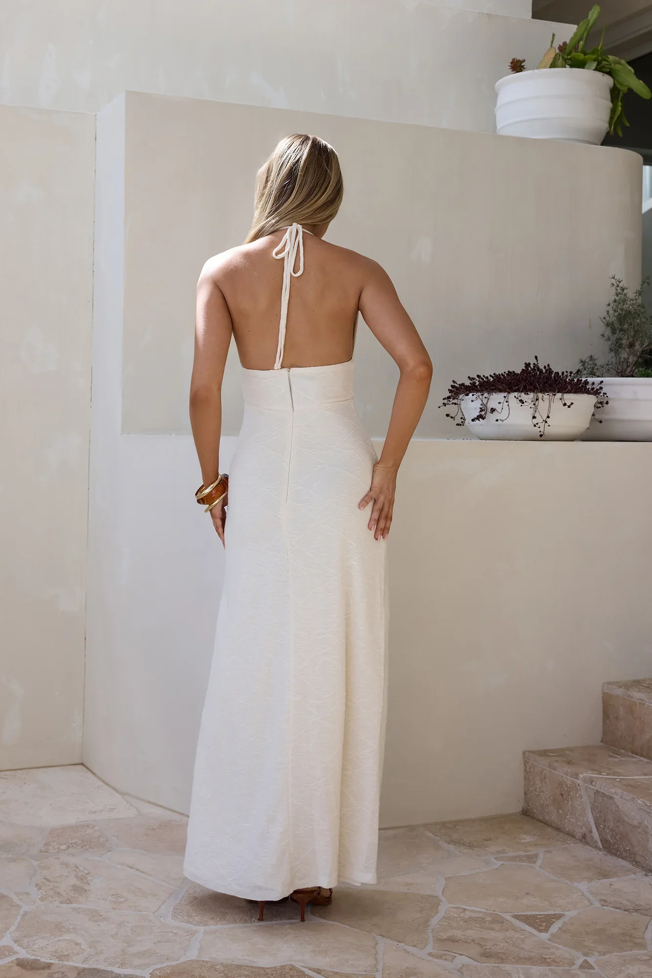 Adano Maxi Dress Beige