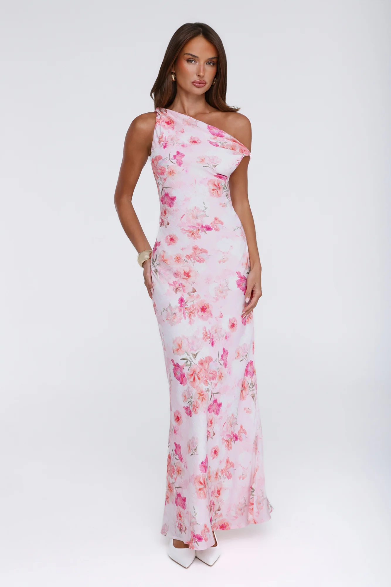 Flowers In the Sun Maxi Dress Pink