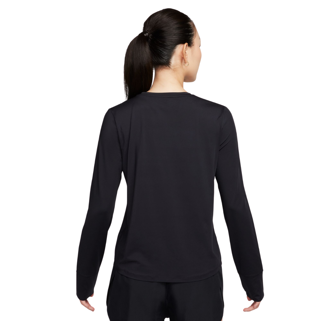 NIKE One Classic Long Sleeve Women's Round Neck Black FN2802-010