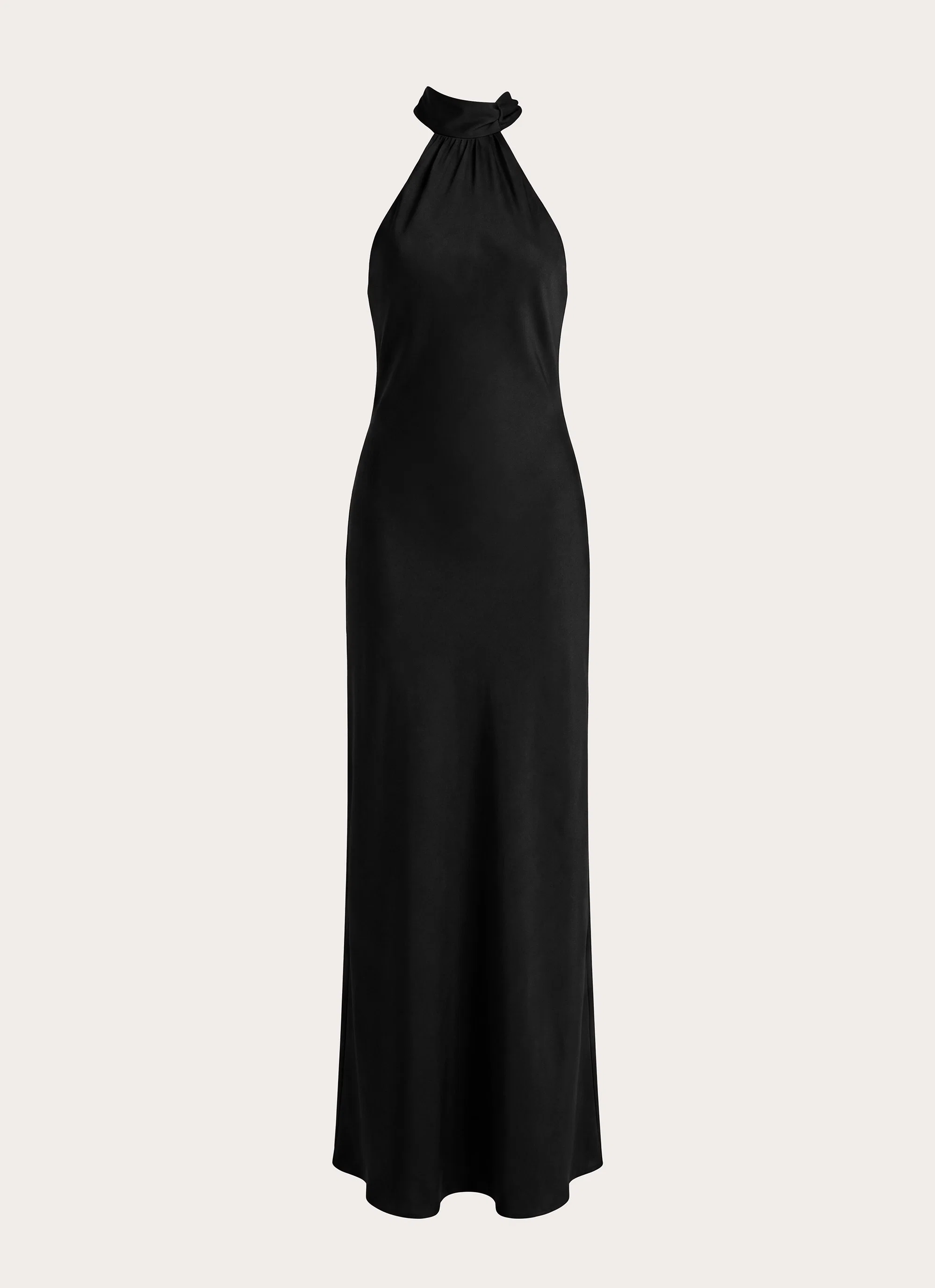 Keena Scarf Maxi Dress - Black