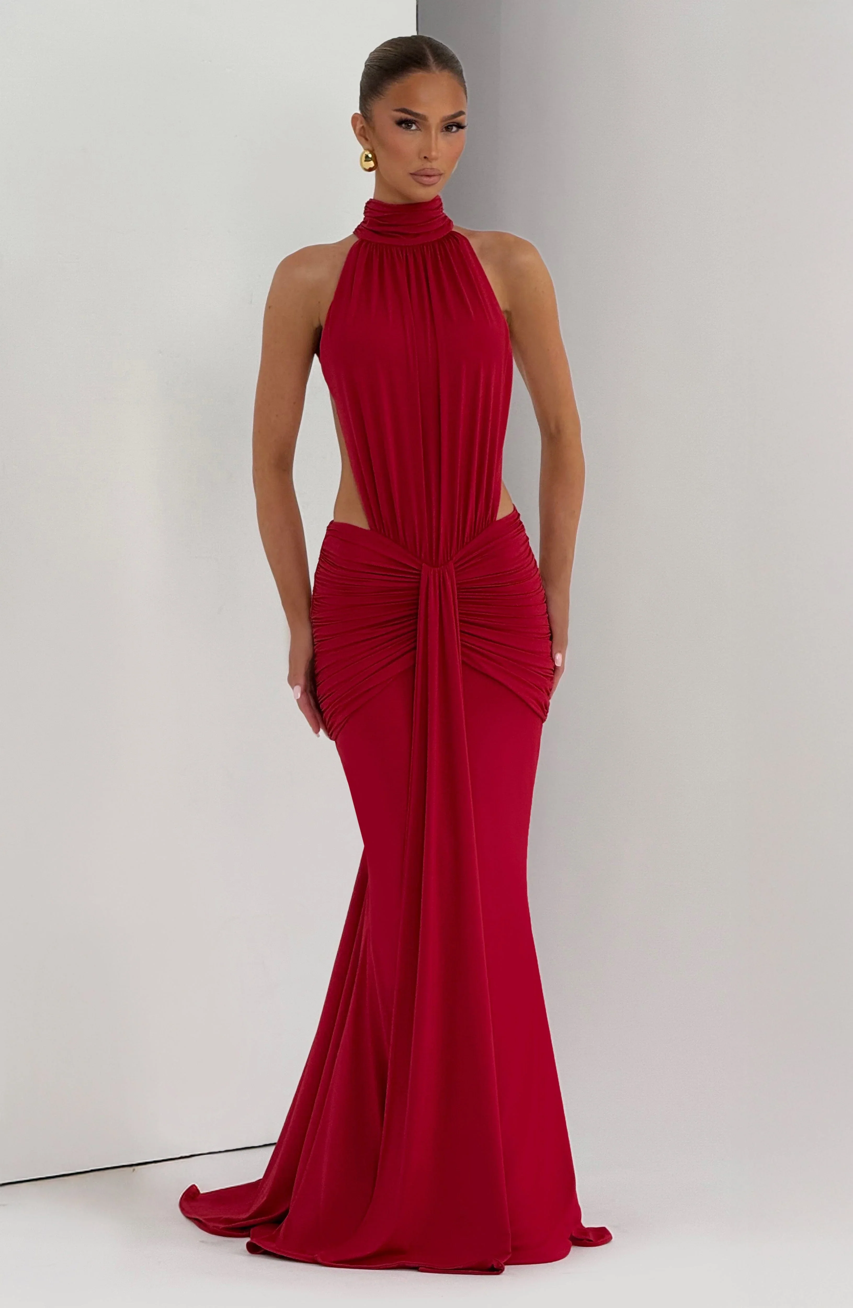 Thekla Maxi Dress - Red