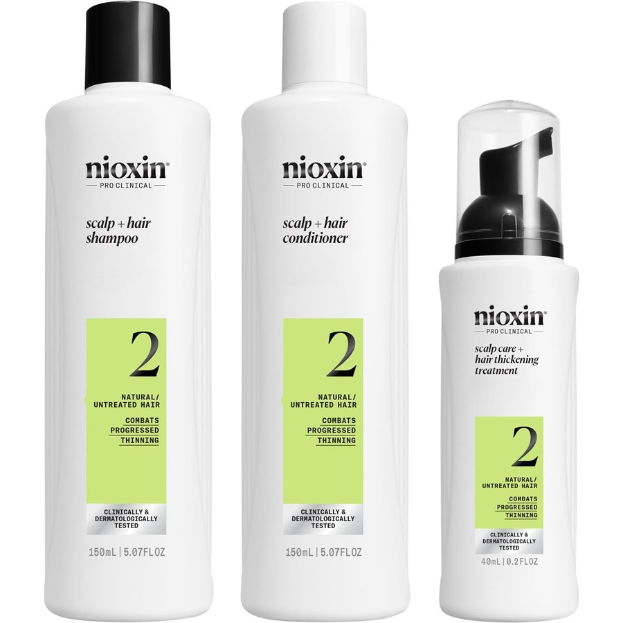 Nioxin Naturalne, widocznie przerzedzone włosy System 2 3-Stufen-System Natural Hair Progressed Thinning