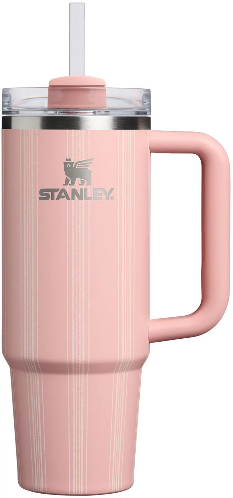Stanley 30 oz. Quencher H2.0 FlowState Tumbler - Peach Rose Picnic Stripe