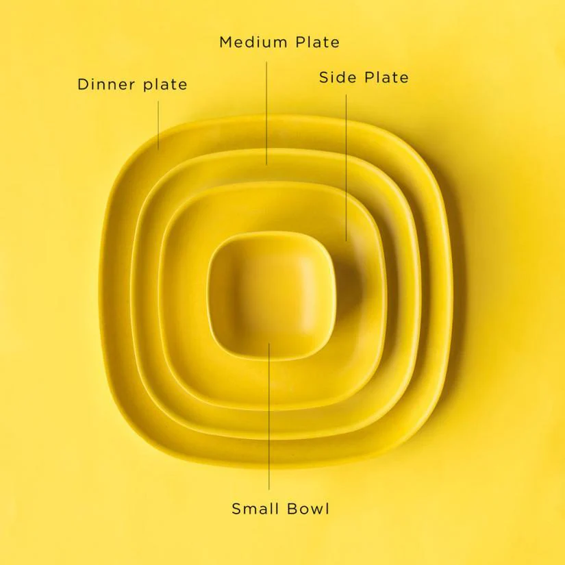 Vogeelle Dinner Plate - Lemon