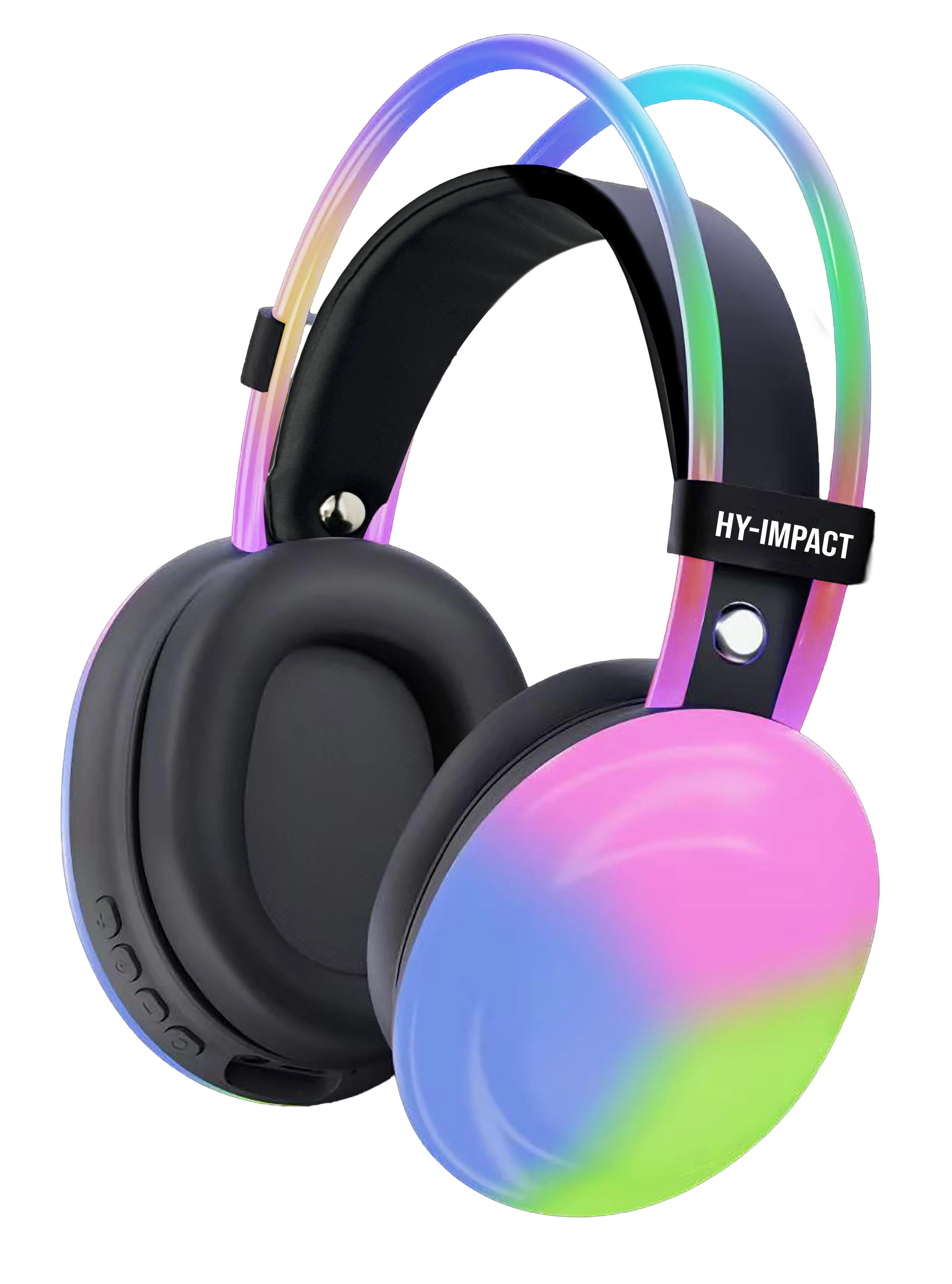 Disco Rave: Wireless HD Headphones with RGB Lights