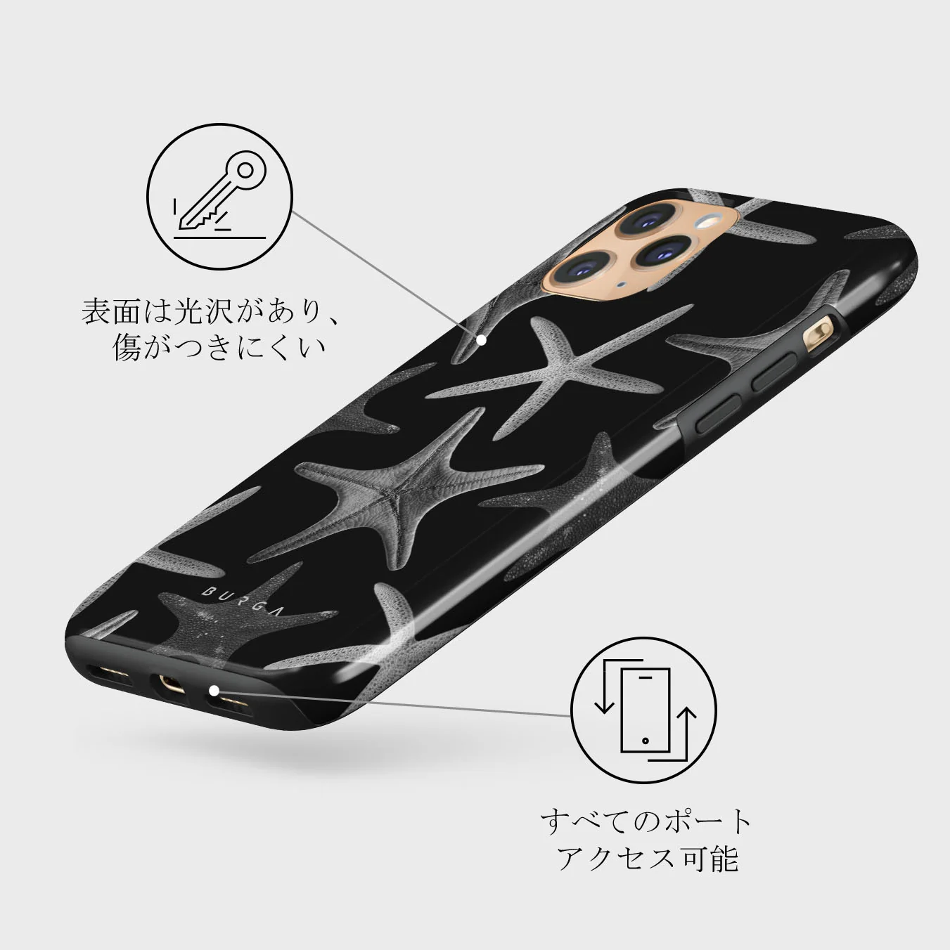 Midnight Ocean - iPhone 11 Pro Max ケース