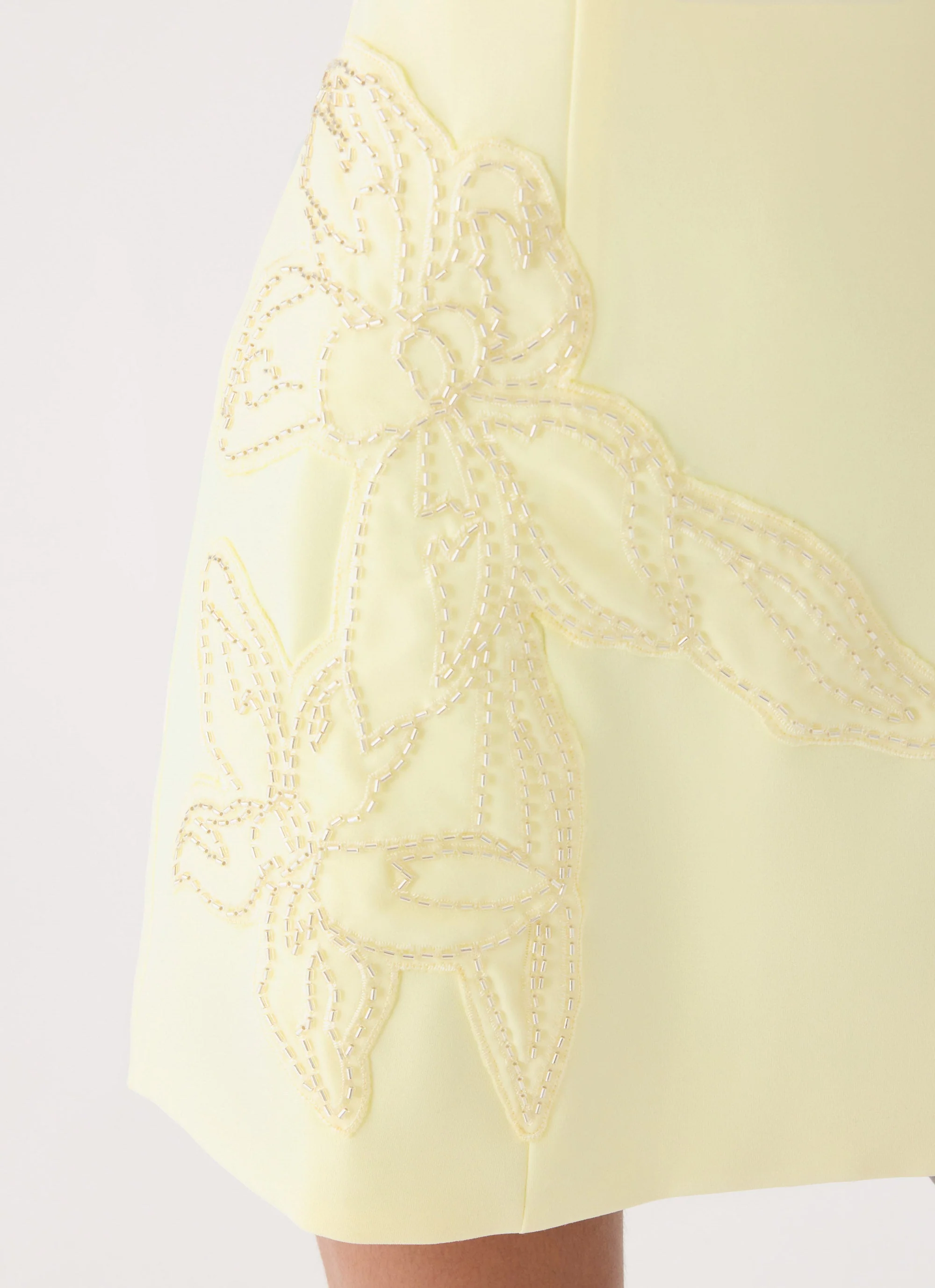 Marta Strapless Mini Dress - Yellow - luluinthesky